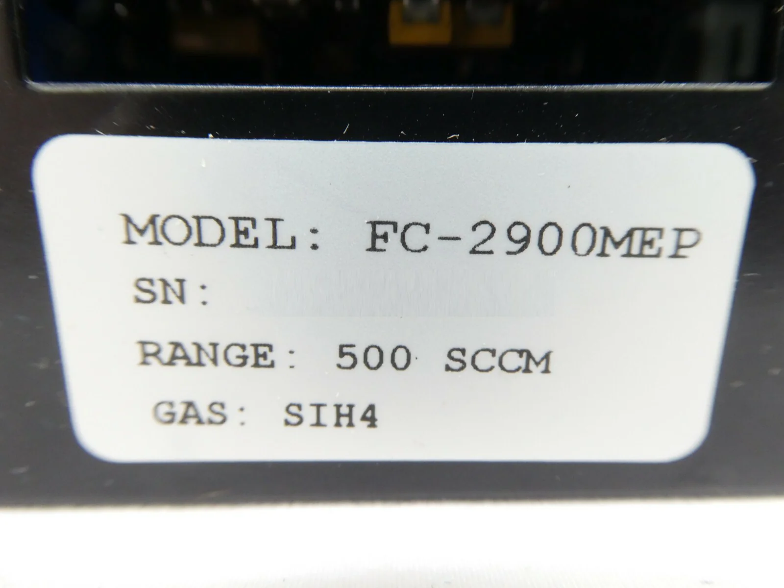 Tylan FC-2900MEP Mass Flow Controller MFC 500 SCCM SiH4 2900 Series Refurbished - Image 12