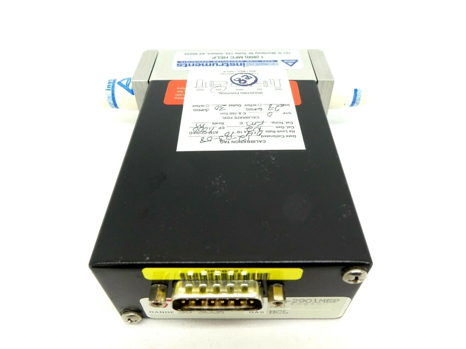 Tylan FC-2901MEP Mass Flow Controller MFC 50 SCCM HCl 2900 Series Refurbished - Image 7