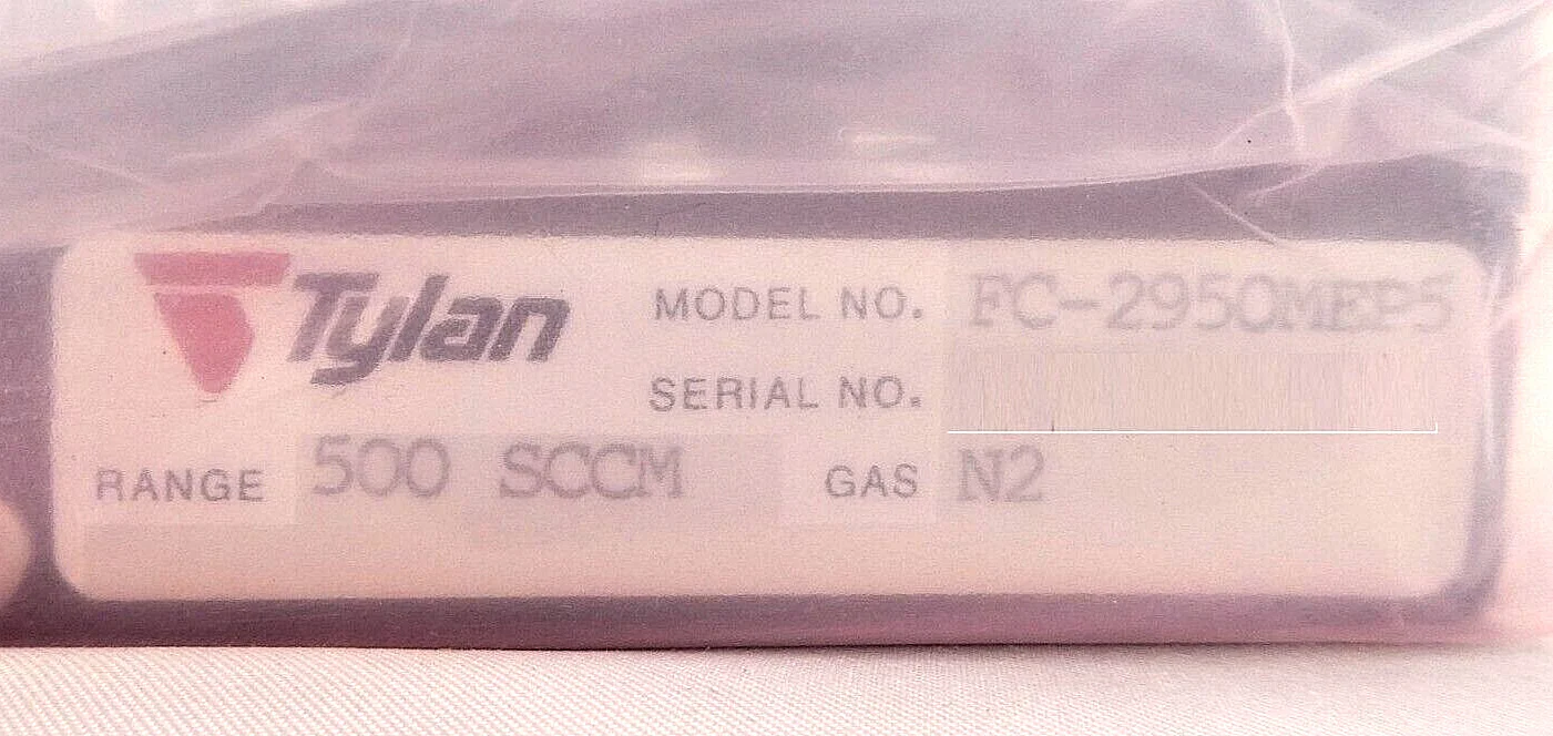 Tylan FC-2950MEP5 Mass Flow Controller MFC 500 SCCM N2 New Surplus - Image 8