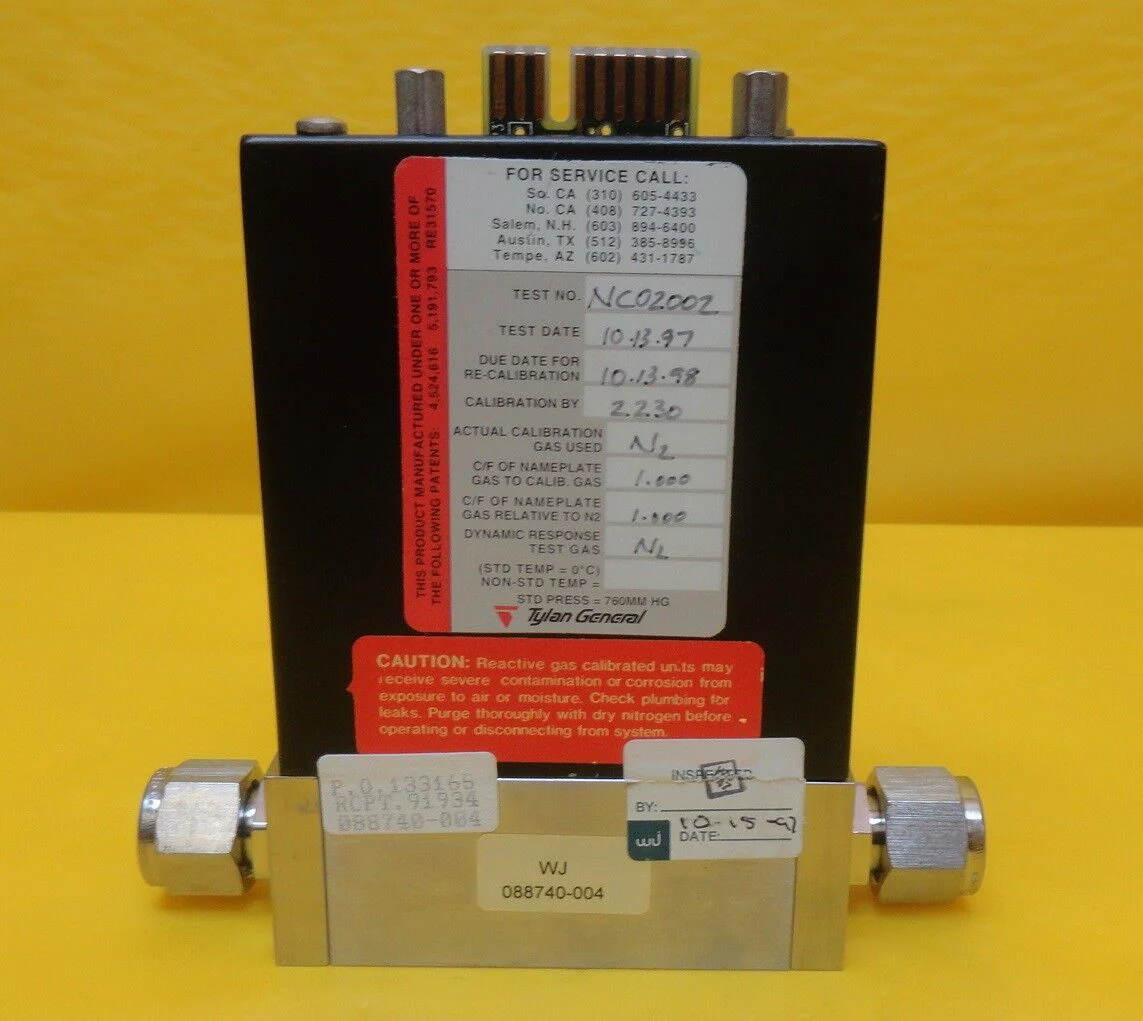 Tylan FC-2960MEP5 Mass Flow Controller MFC 2900 Series 10 SLPM N2 Used Working - Image 3
