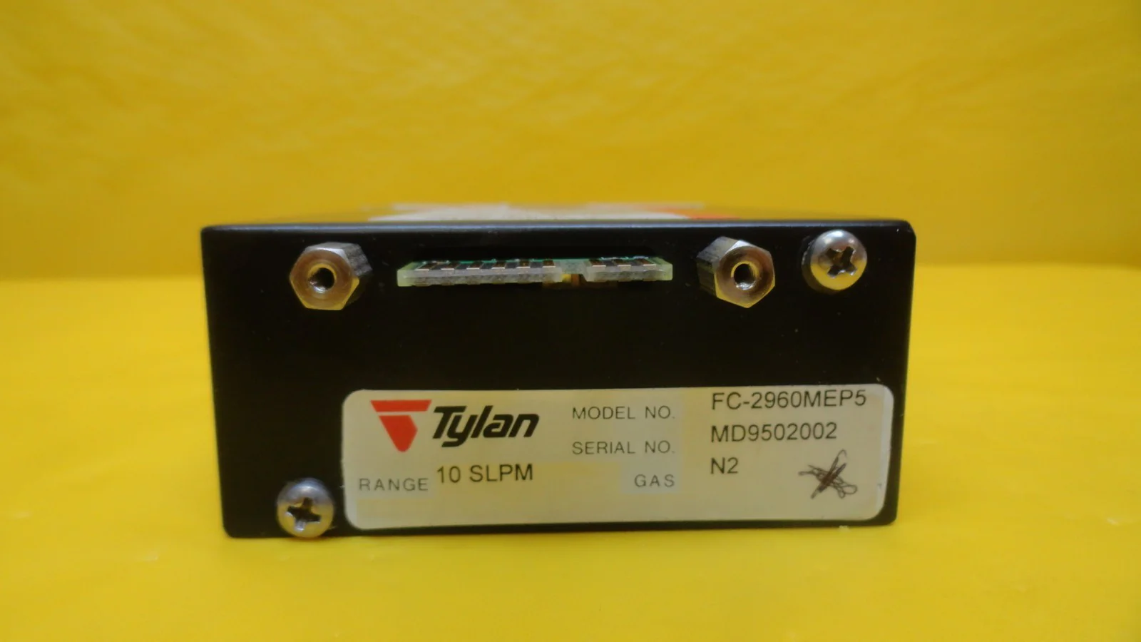 Tylan FC-2960MEP5 Mass Flow Controller MFC 2900 Series 10 SLPM N2 Used Working - Image 5