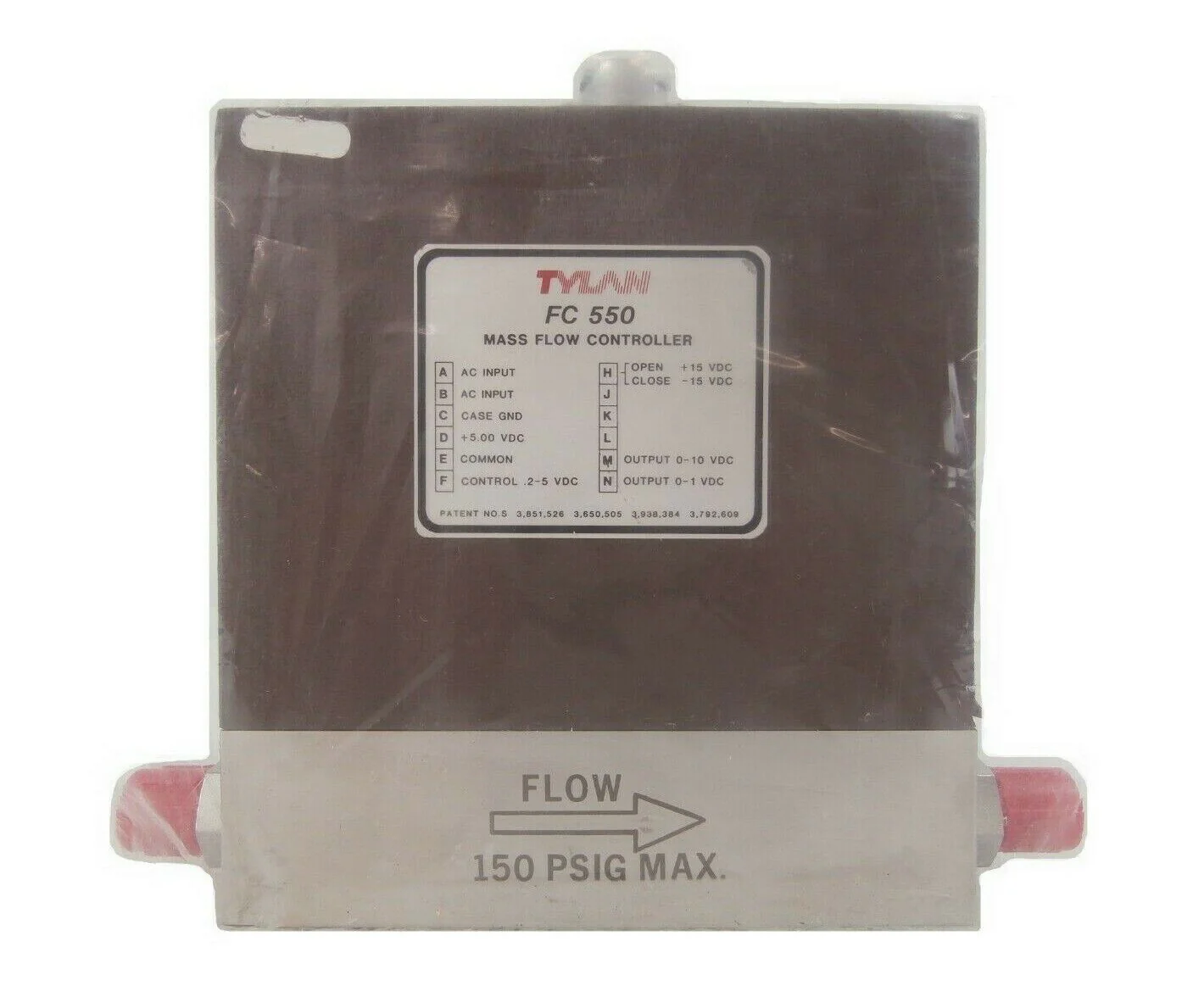 Tylan FC 550-1 Mass Flow Controller MFC 300 SCCM H2 FC 550 OEM Refurbished - Image 2