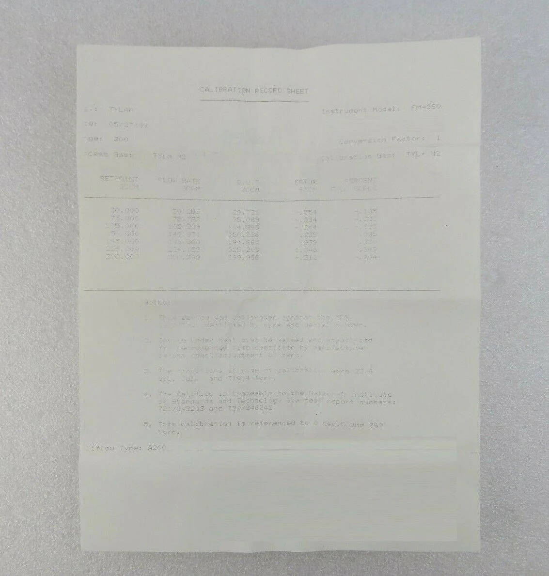 Tylan FM-360 Mass Flow Meter 300 SCCM N2 OEM Manufacturer Refurbished - Image 8