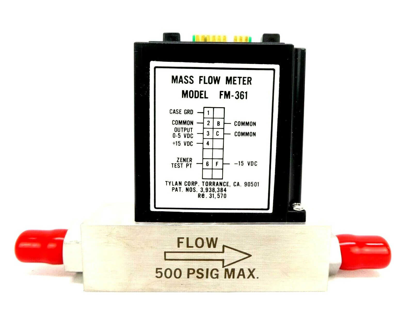 Tylan FM-361V Mass Flow Meter MFC 10 SLPM N2 FM-361 Working Surplus - Image 2