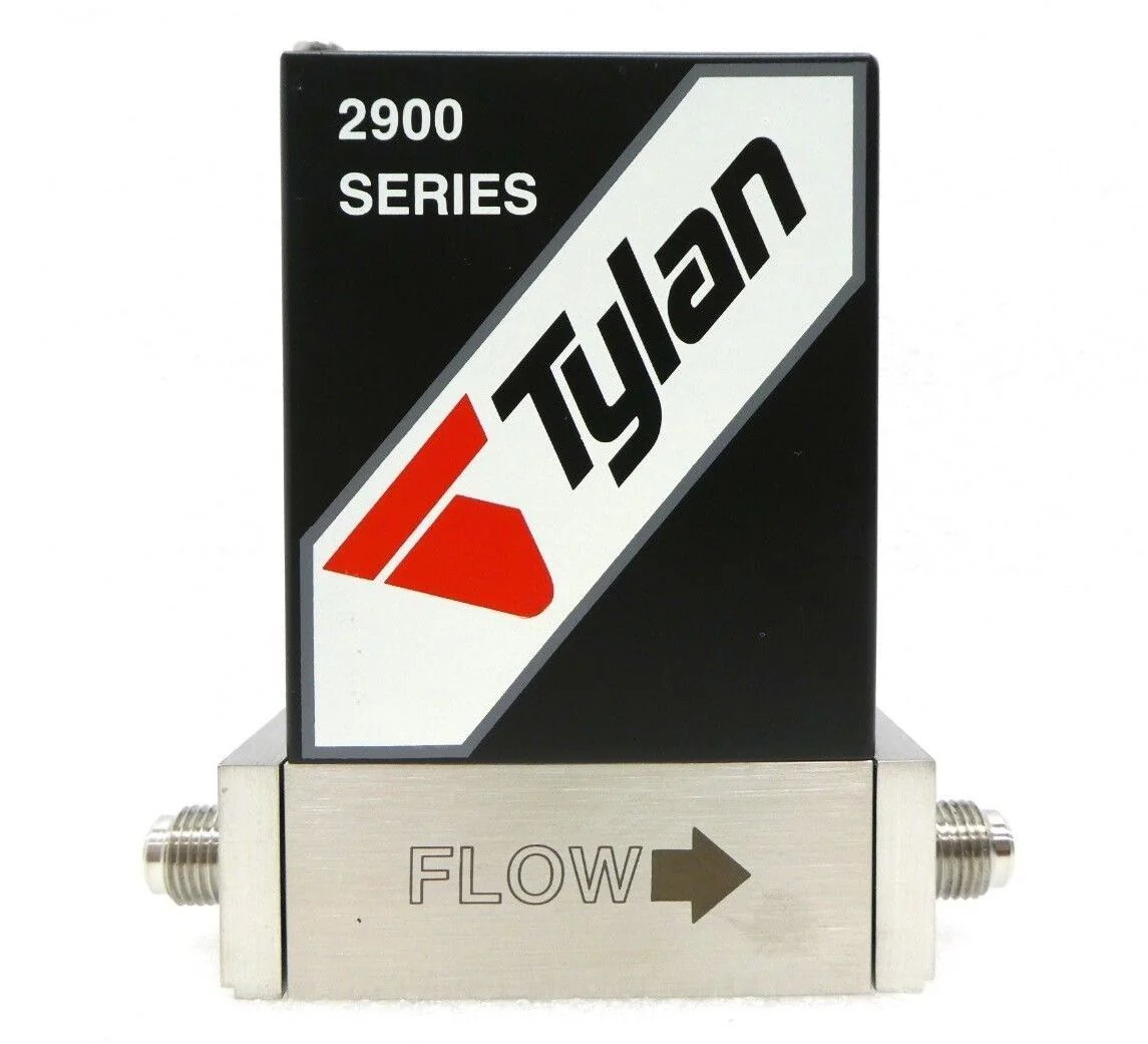 Tylan General FC-2900M MFC Mass Flow Controller 20 SCCM He TEL Unity II Used - Image 2