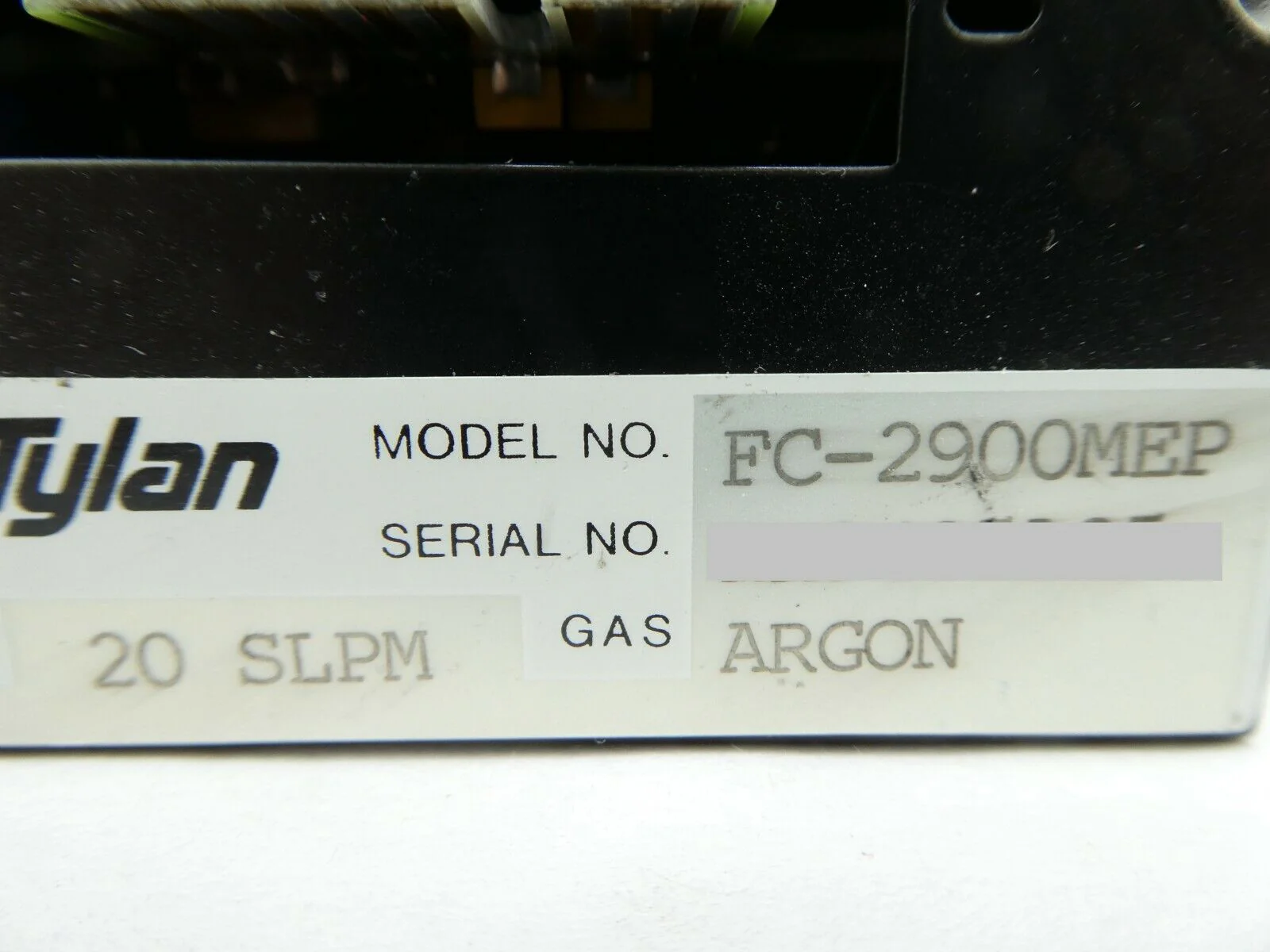 Tylan General FC-2900MEP Mass Flow Controller MFC 20 SLPM Ar 2900 Working Spare - Image 11