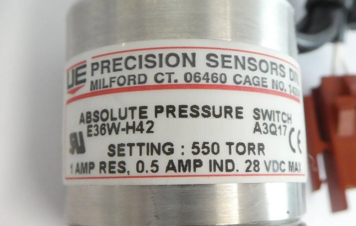 UE Precision Sensor Pressure Switch E36W-H420 E36W-H42 Lot of 4 Working - Image 12