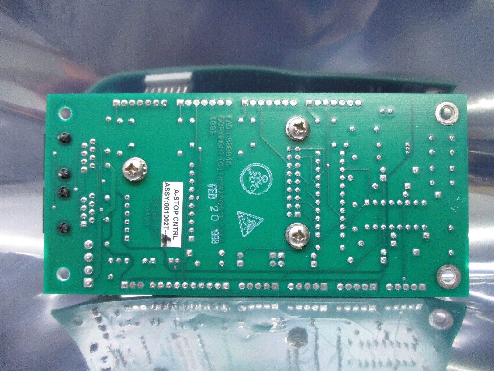 Ultrapointe 001002T A-Stop Control Lon Motor Driver PCB KLA CRS-1010S Used - Image 3