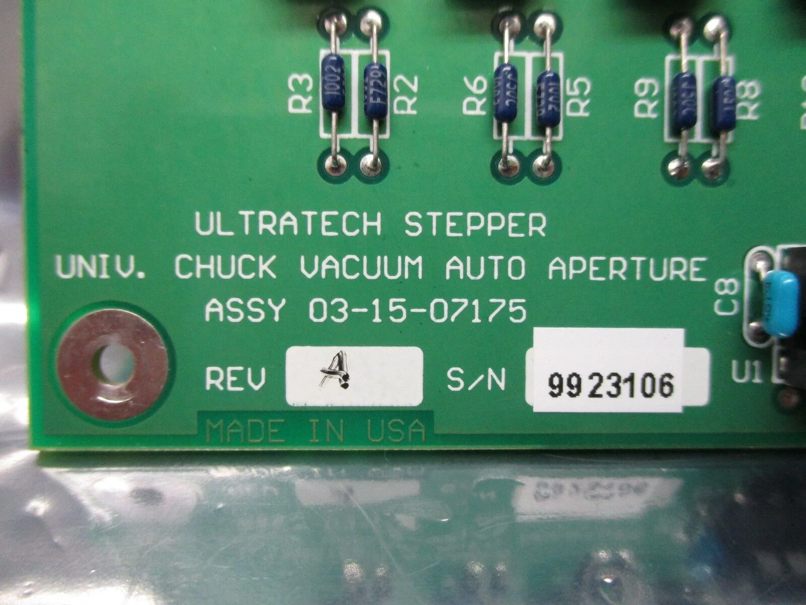 Ultratech Stepper 03-15-07175 Auto Aperture Vacuum Chuck Board PCB 4700 Used - Image 12