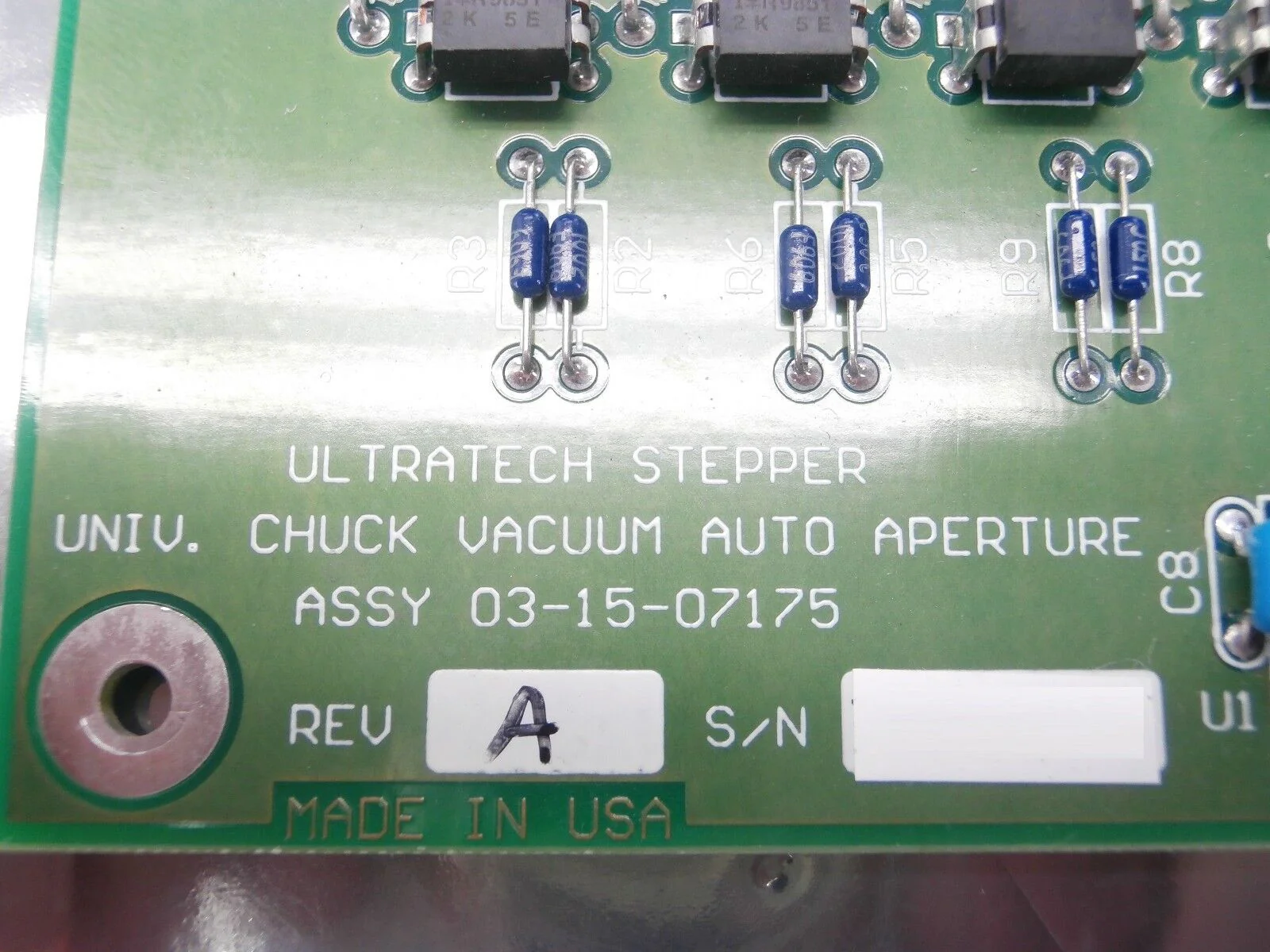 Ultratech Stepper 03-15-07175 Chuck Vacuum Auto Aperture Board PCB 4700 Used - Image 8
