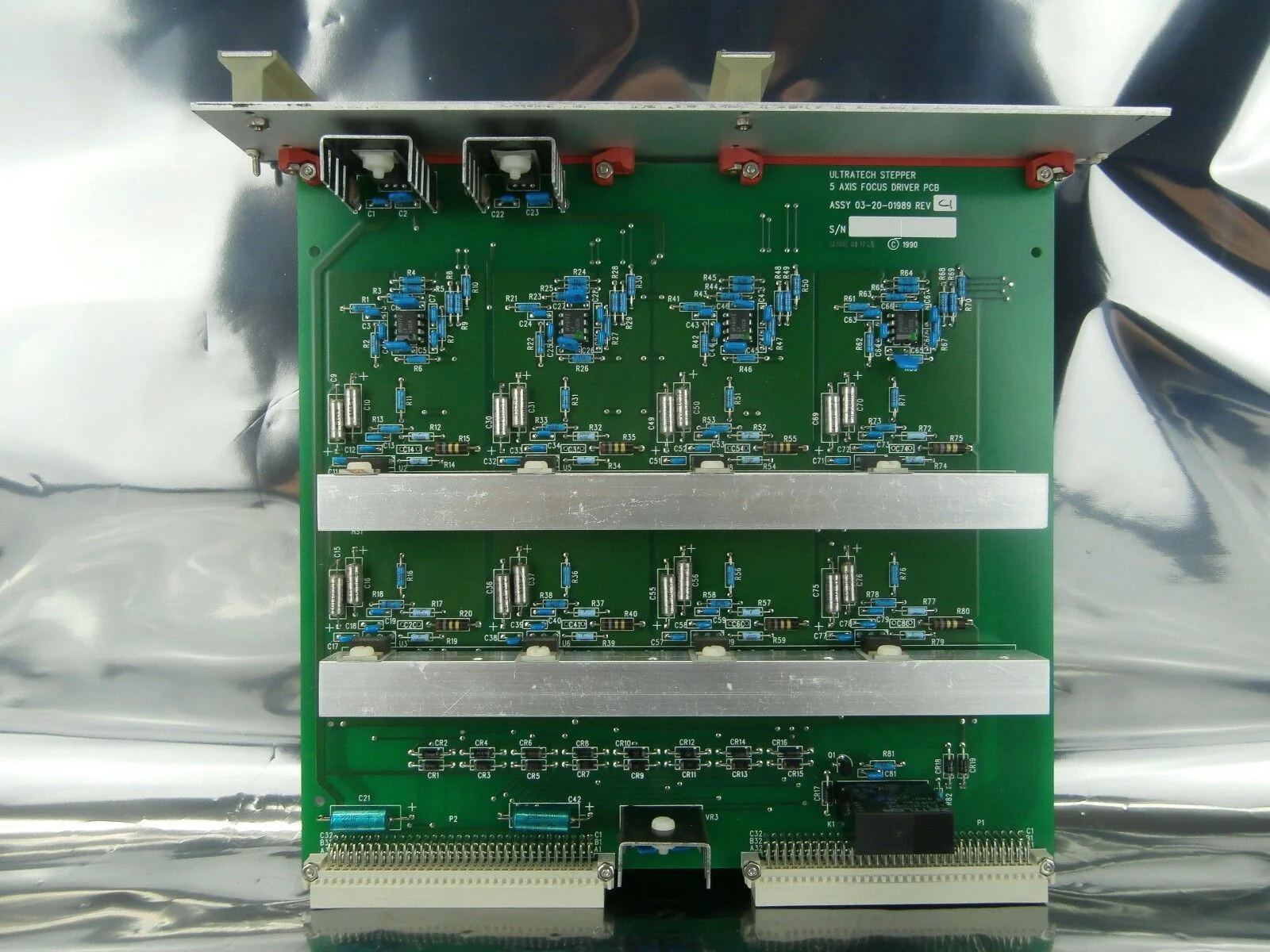 Ultratech Stepper 03-20-01989 5 Axis Focus Driver WAS PCB Card Titan Used - Image 2