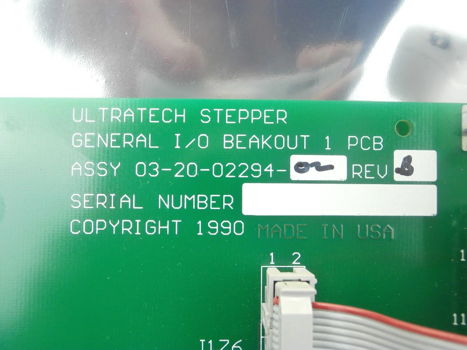 Ultratech Stepper 03-20-02294-02 General I/O Breakout 1 PCB Card Used Working - Image 8