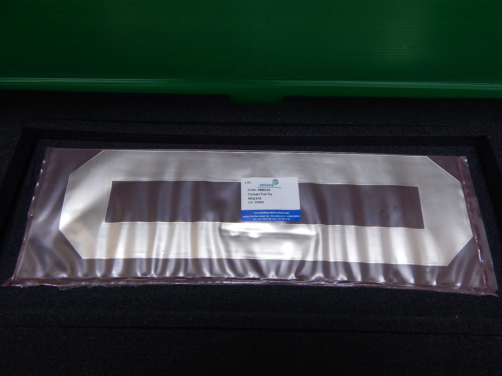 Umicore AKQ515 Planar Magnetron Sputtering Target Kit NiFe45.5 wt% New Surplus - Image 4
