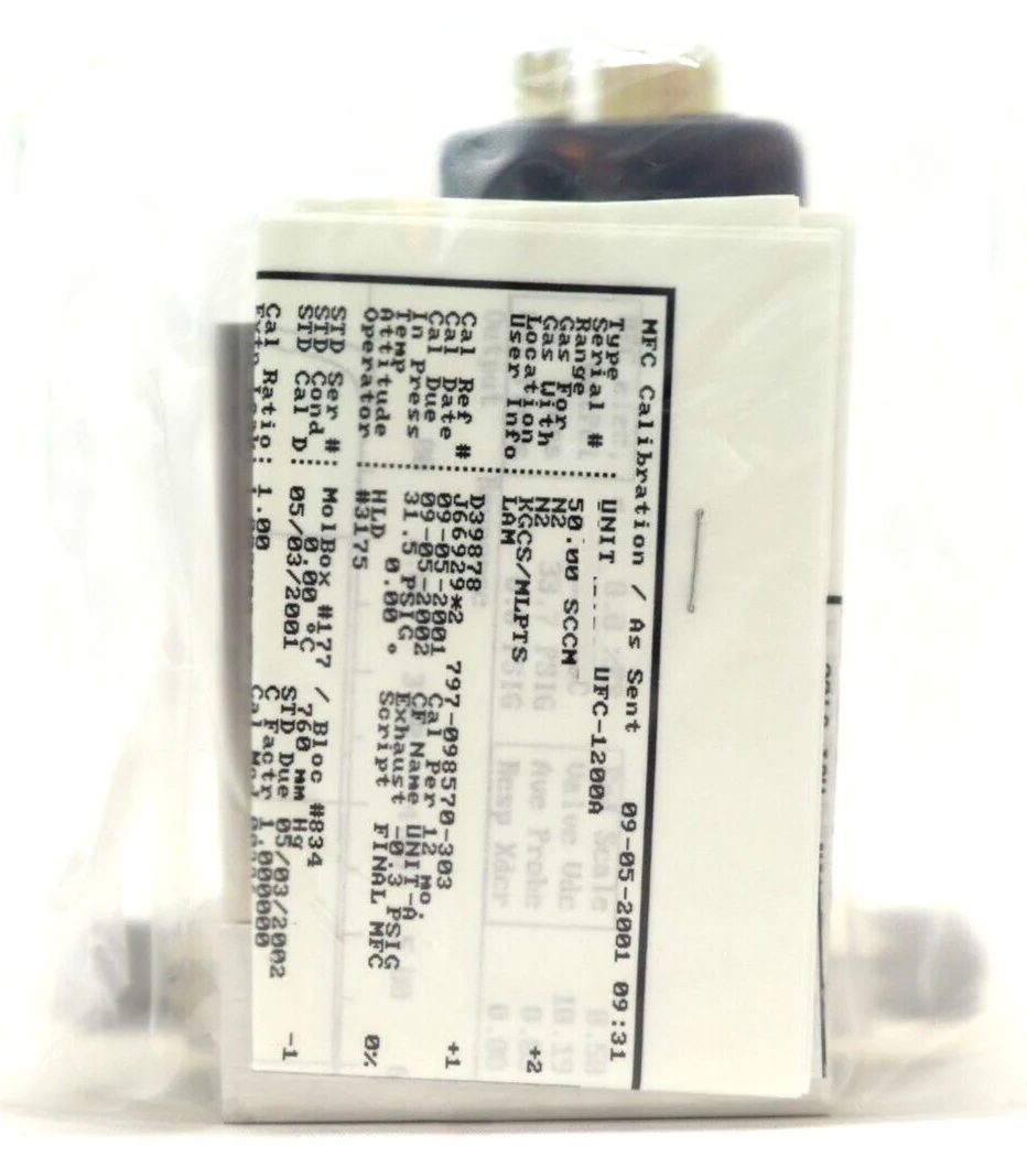 Unit 1200-100042 MFC UFC-1200A 50 SCCM N2 Lam 797-098570-303 OEM Refurbished - Image 3