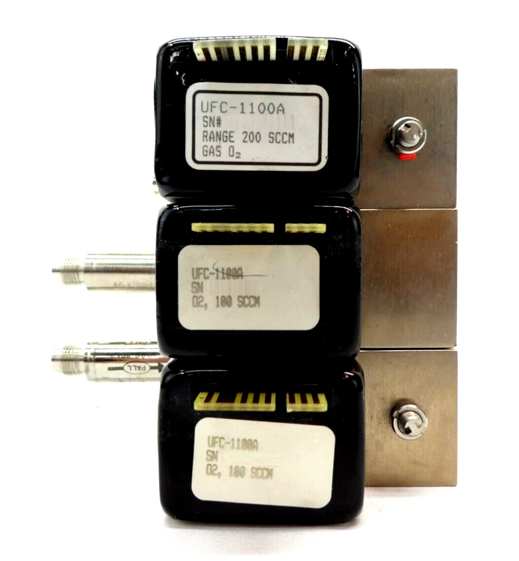 UNIT Instruments UFC-1100A Mass Flow Controller MFC C2F6 O2 Ar Lot of 22 Working - Image 12