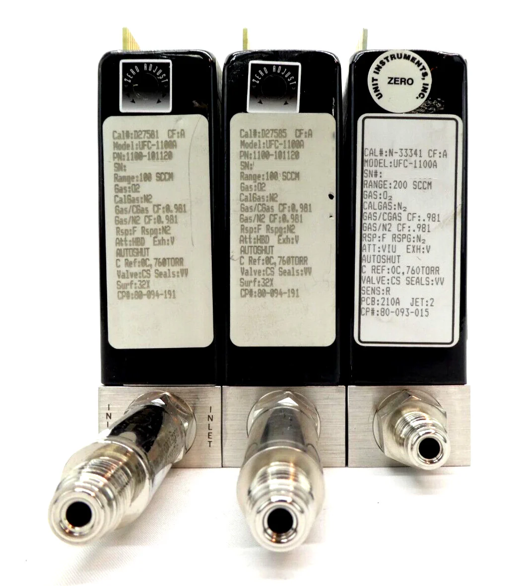 UNIT Instruments UFC-1100A Mass Flow Controller MFC C2F6 O2 Ar Lot of 22 Working - Image 13