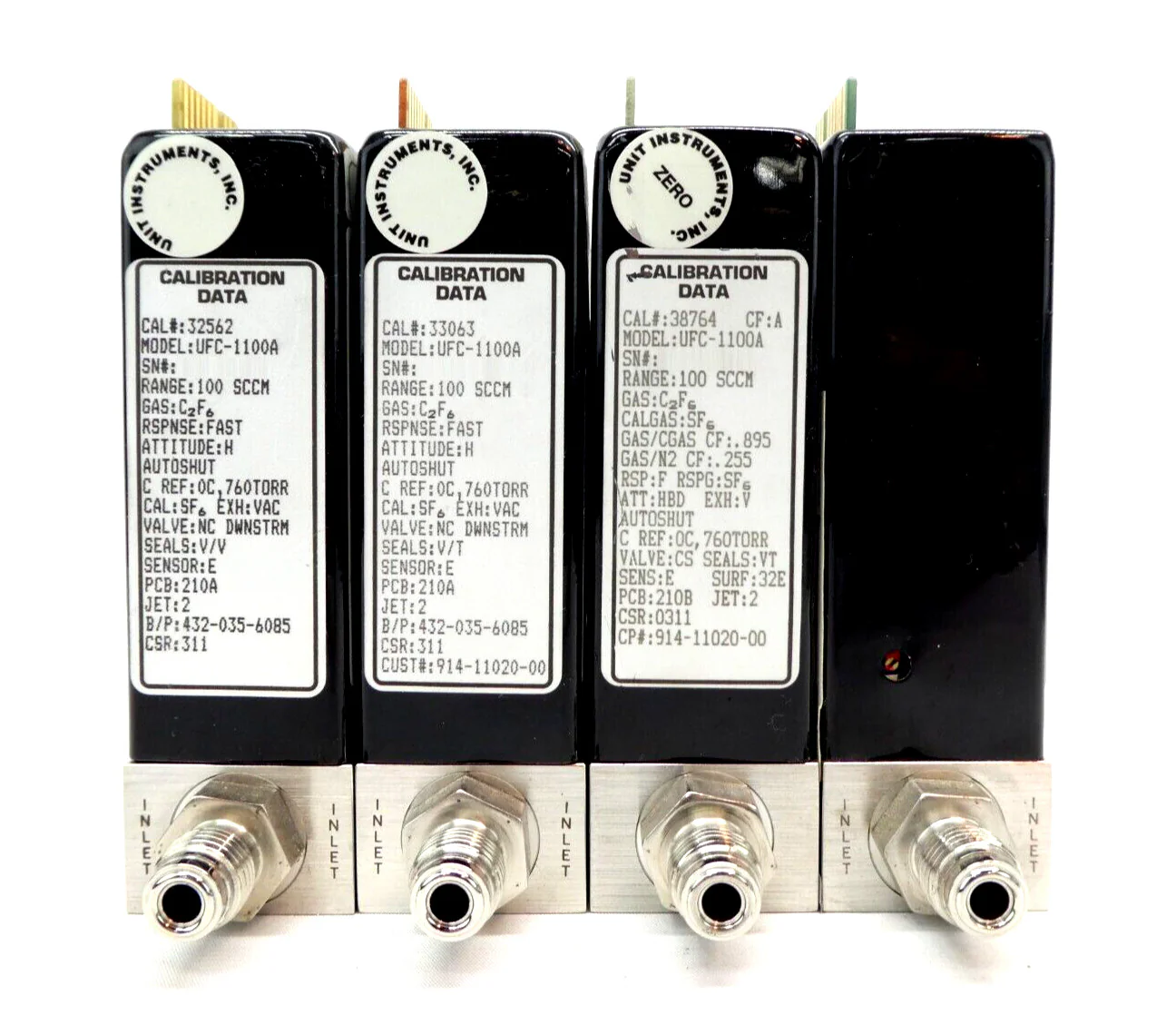UNIT Instruments UFC-1100A Mass Flow Controller MFC C2F6 O2 Ar Lot of 22 Working - Image 3