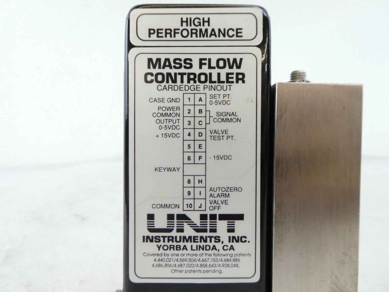 UNIT Instruments UFC-1100A Mass Flow Controller MFC Novellus 22-00005-04 Refurb - Image 10