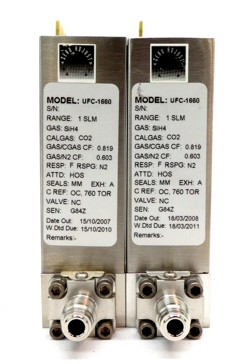 UNIT Instruments UFC-1660 Mass Flow Controller MFC Cl2 SiH4 NF3 O2 Ar Lot of 11 - Image 5