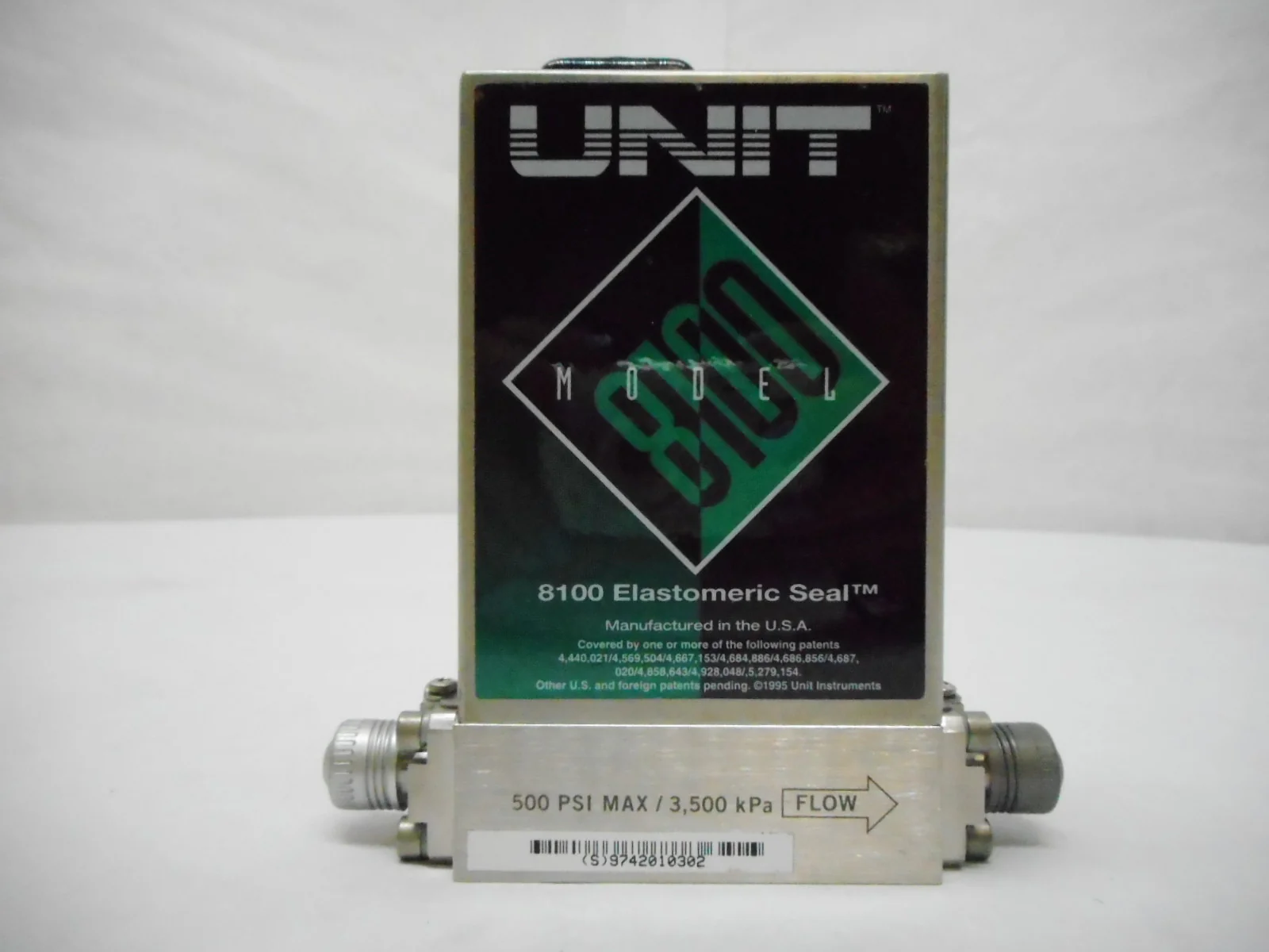 UNIT Instruments UFC-8100 Mass Flow Controller MFC Model 8100 20L H2 New - Image 2