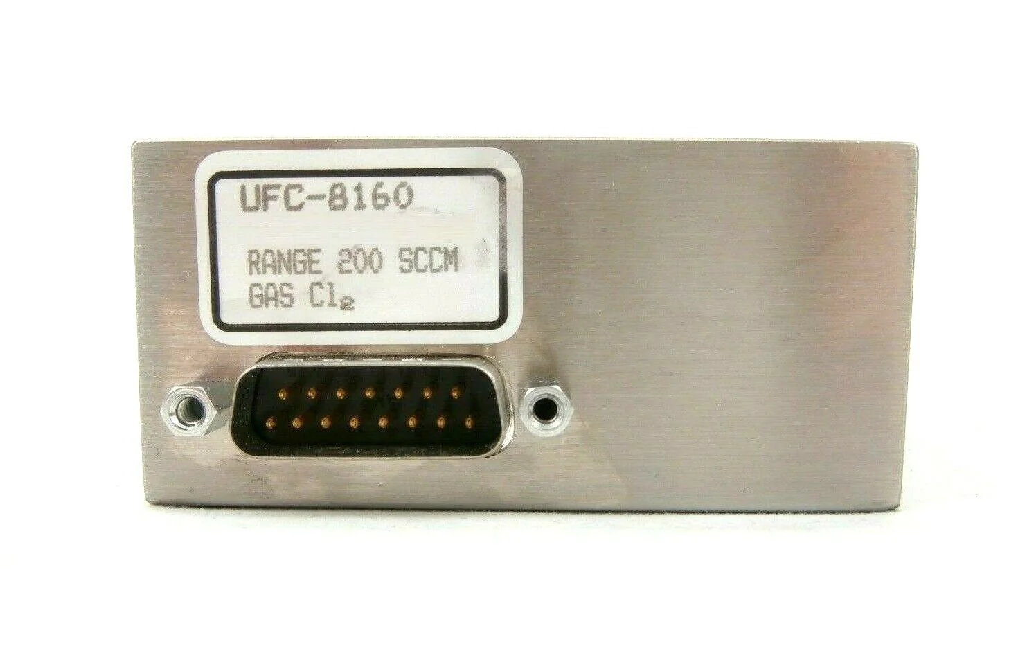 UNIT Instruments UFC-8160 Mass Flow Controller MFC 200 SCCM Cl2 Working Spare - Image 7