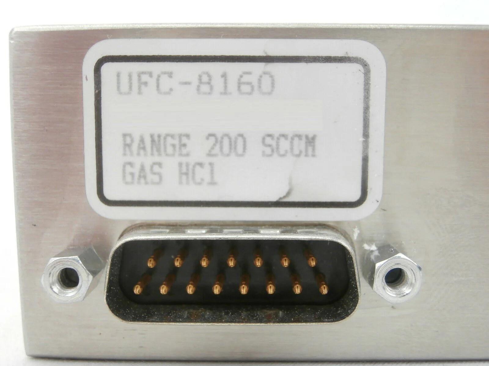 UNIT Instruments UFC-8160 Mass Flow Controller MFC 200 SCCM HCl Working Spare - Image 9