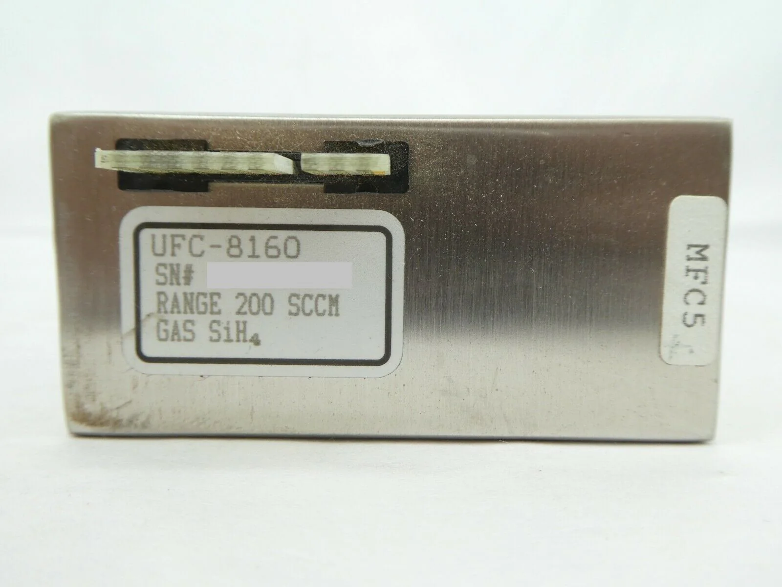 UNIT Instruments UFC-8160 Mass Flow Controller MFC 200 SCCM SiH4 Working Surplus - Image 6