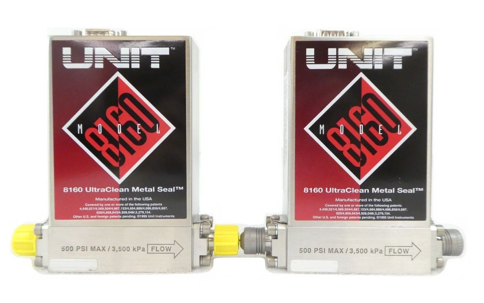 UNIT Instruments UFC-8160 Mass Flow Controller MFC Lot of 2 Mattson 37100594 New - Image 2
