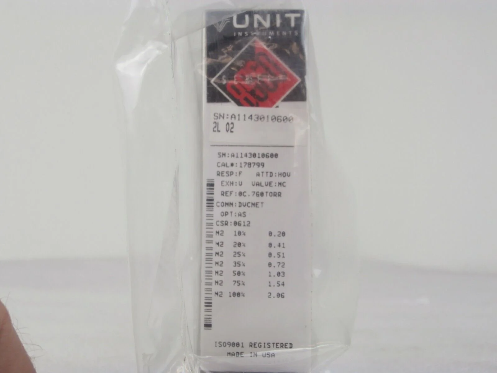 UNIT Instruments UFC-8560 Mass Flow Controller MFC 2 SLM O2 AMAT 3030-10037 New - Image 9