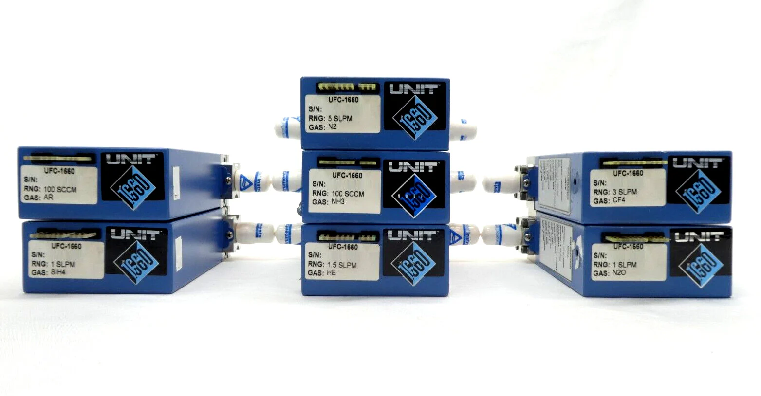 UNIT UFC-1660 Mass Flow Controller MFC Reseller Lot of 7 OEM Refurbished - Image 2