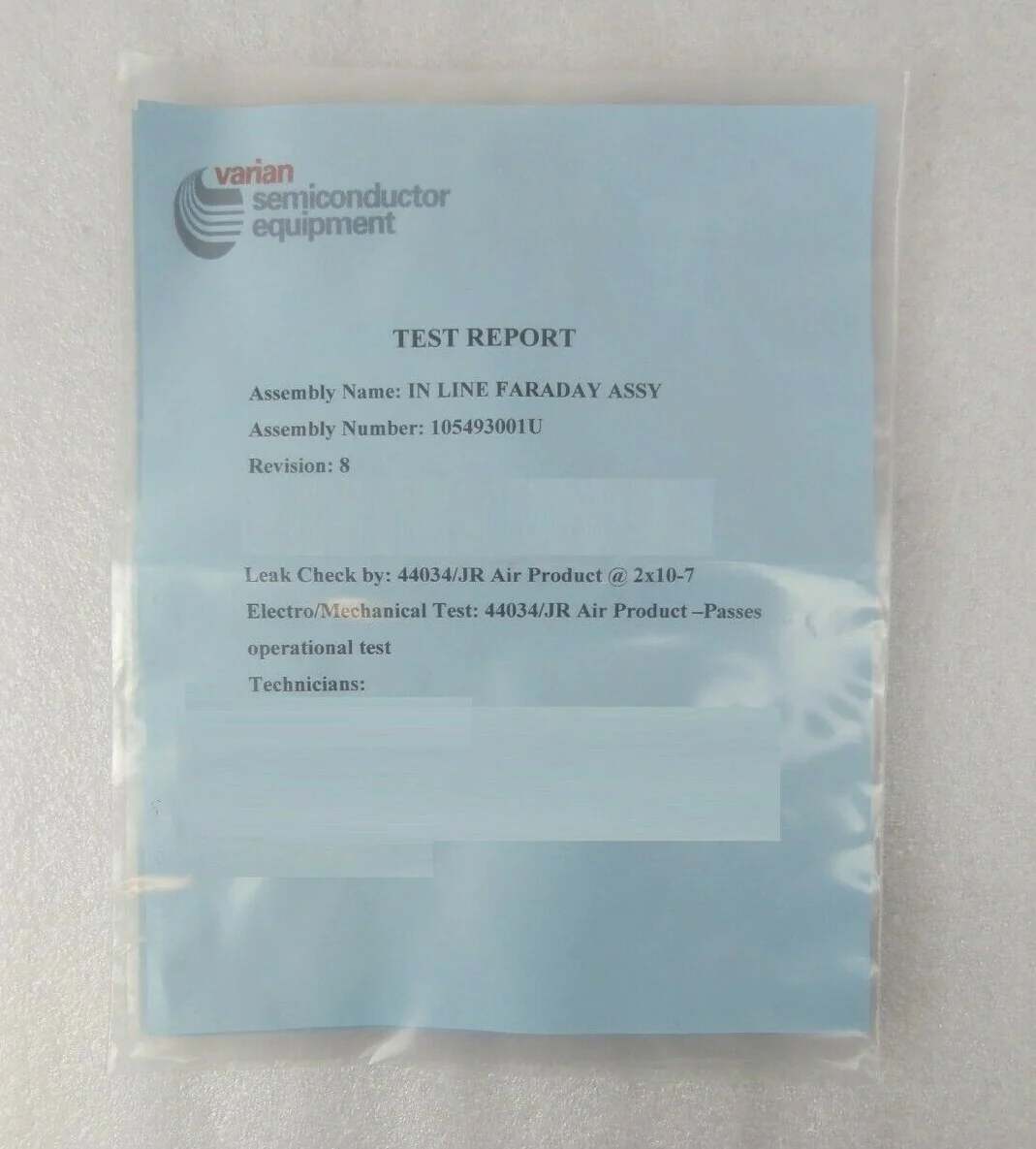 Varian 105493001 350DE Endstation Inline Faraday Module 105489001 Refurbished - Image 10