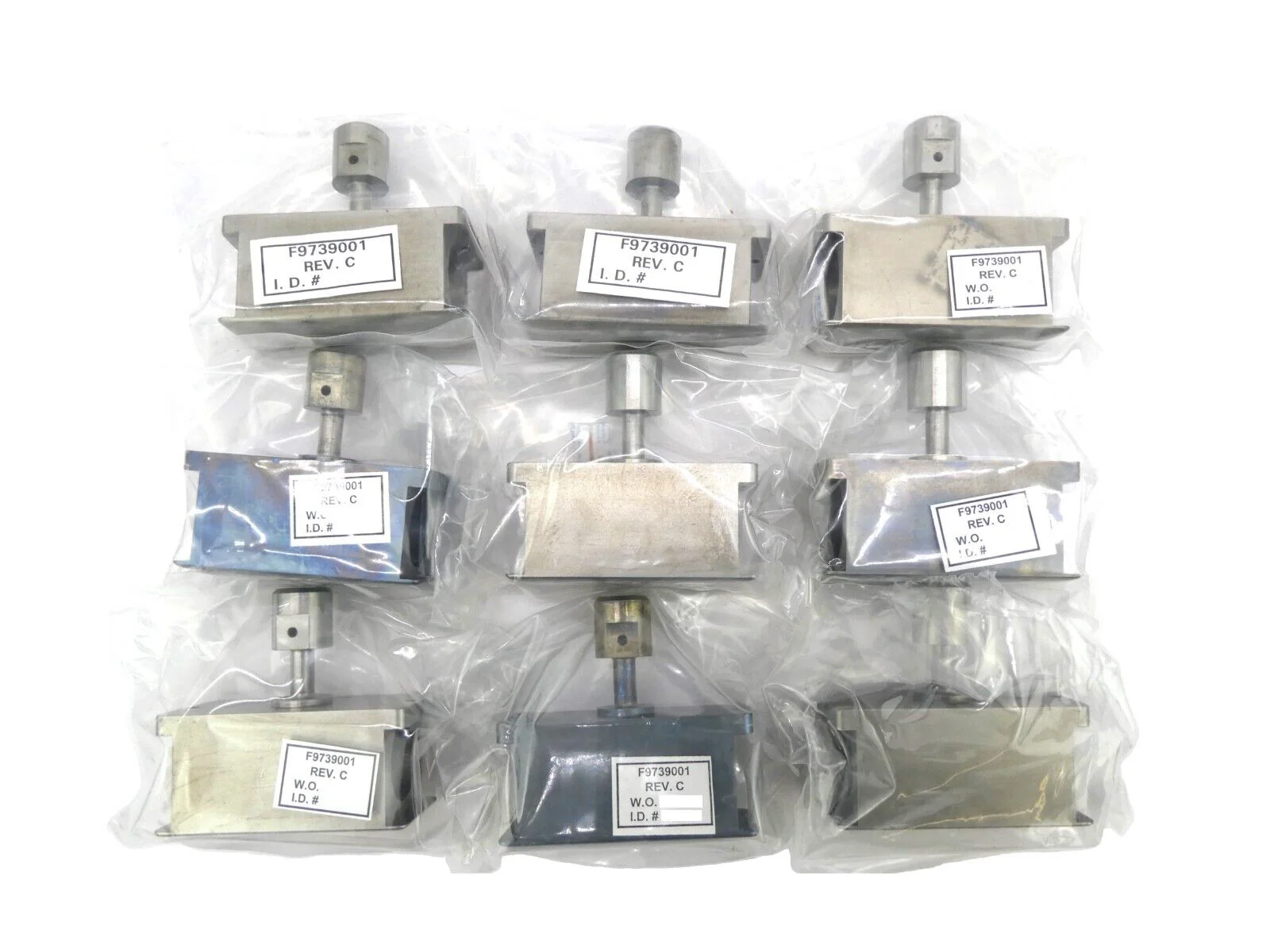 Varian F9739001 Arc Chamber 80-10/120-10 Reseller Lot of 9 Working Surplus