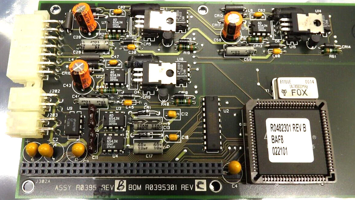 Varian R0396 Leak Detector PCB Board Assembly Working Surplus - Image 10