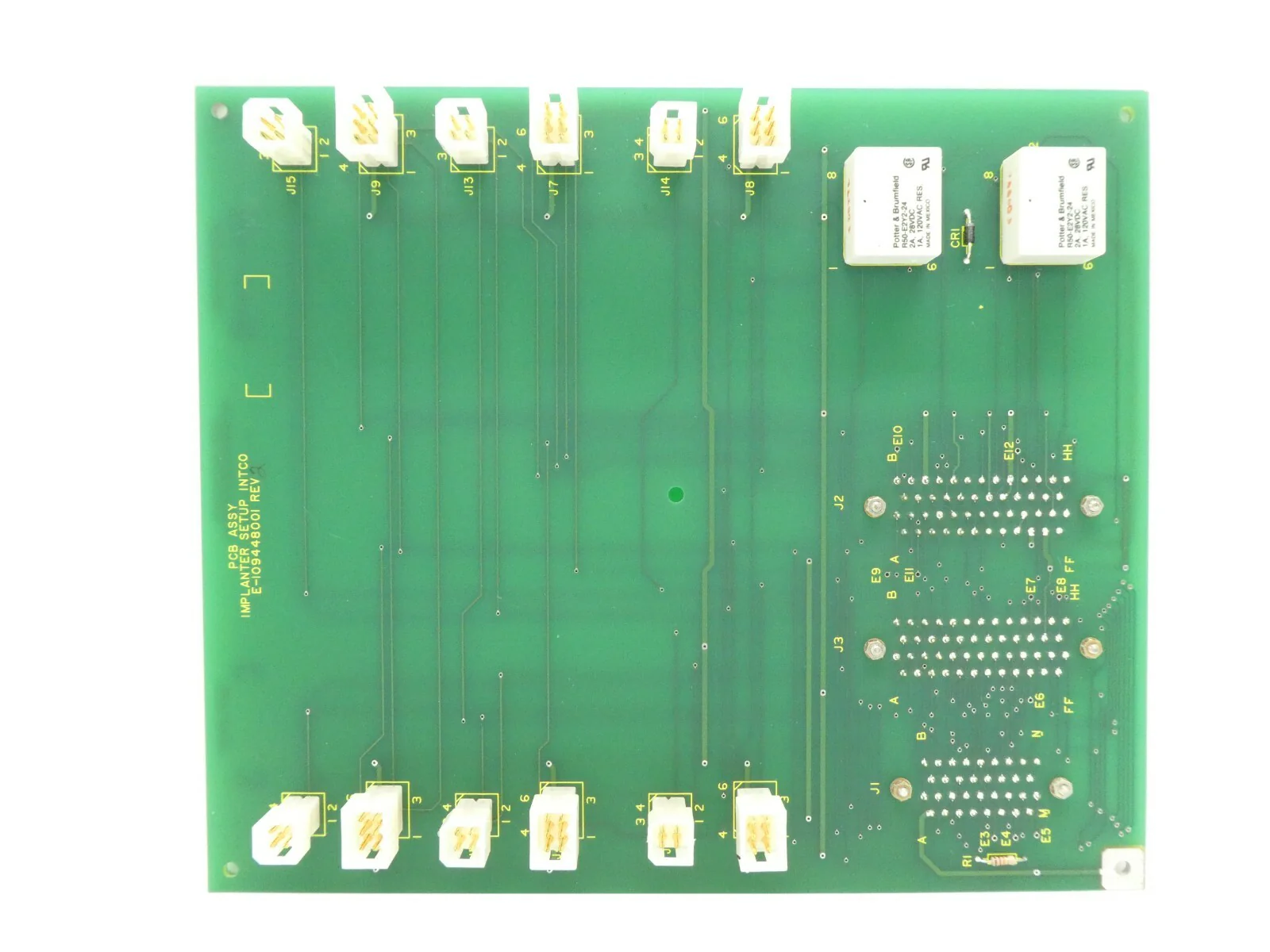 Varian Semiconductor E-109448001 Implanter Setup Interconnect PCB Rev. 2 New - Image 2