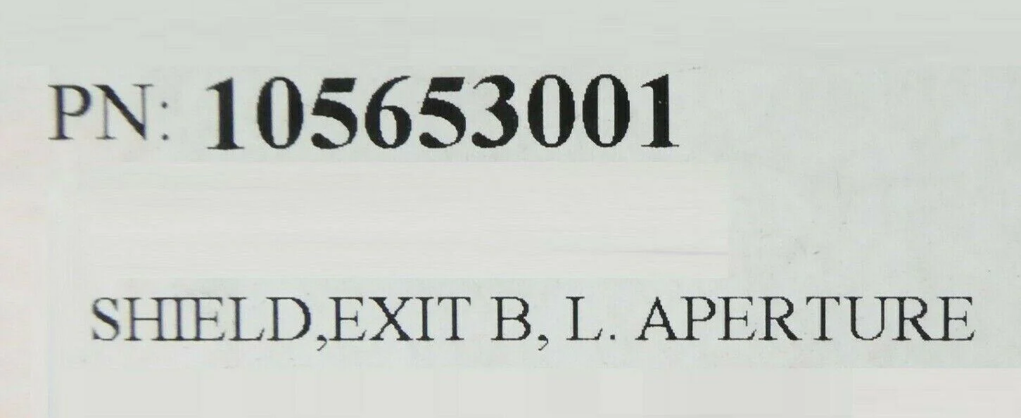 Varian Semiconductor Equipment 105653001 Aperture Exit B Graphite Shield New - Image 9