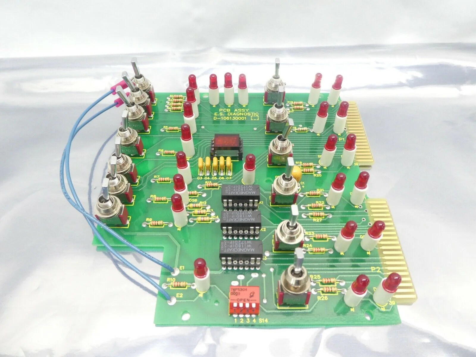 Varian Semiconductor Equipment VSEA D-106130001 E.S. Diganostic PCB Rev. A New - Image 5