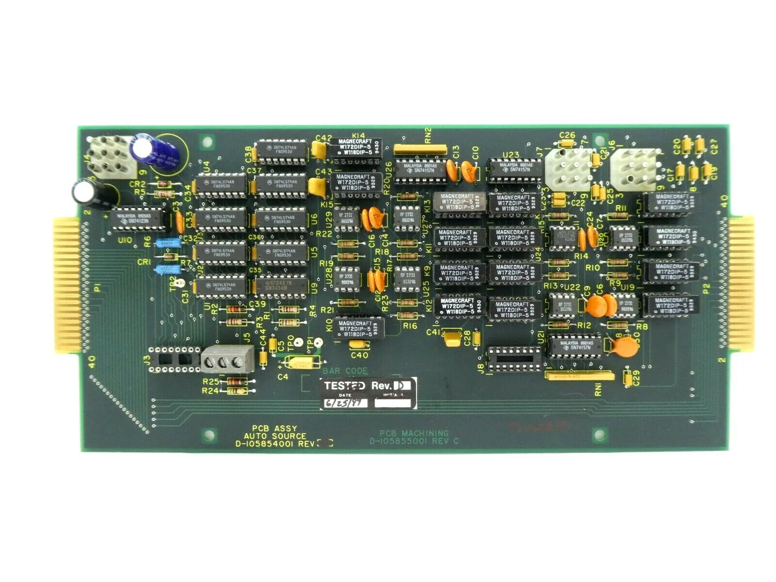 Varian Semiconductor VSEA D-105854001 Auto Source Board PCB Rev. D Working Spare - Image 2
