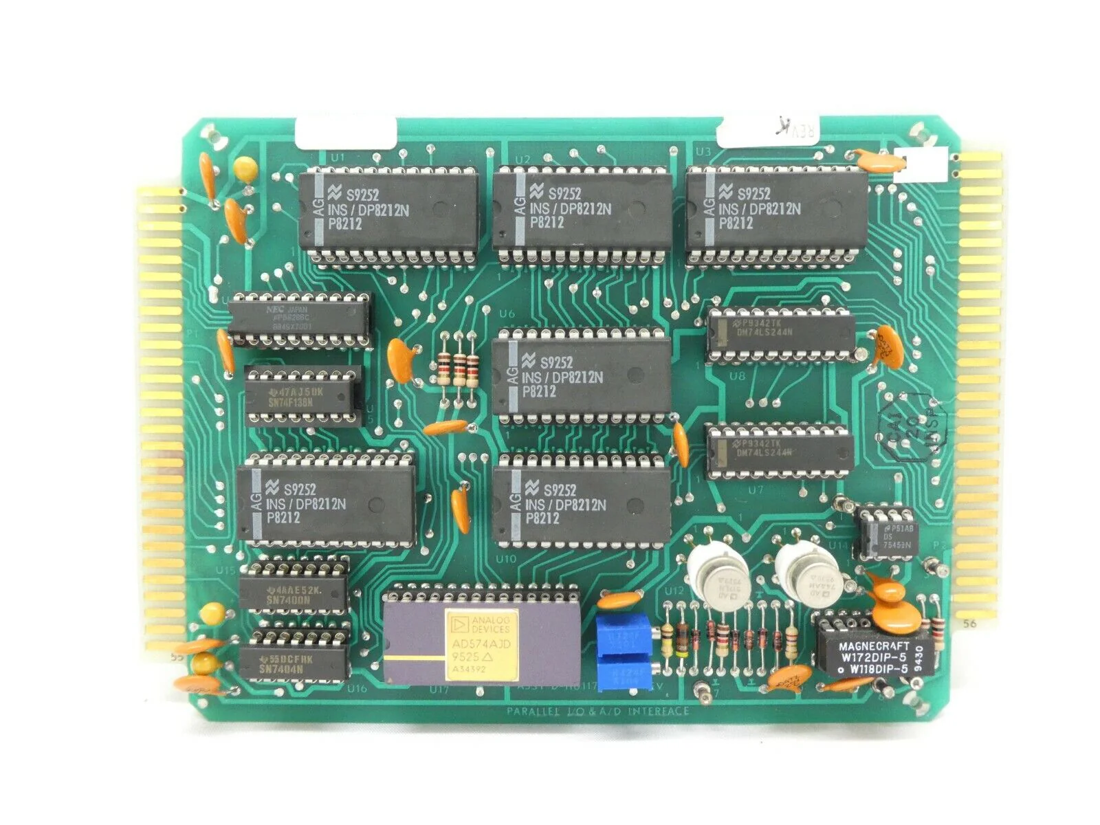 Varian Semiconductor VSEA D-H0117001 Parallel I/O Interface PCB H0117001 Rev. K - Image 2