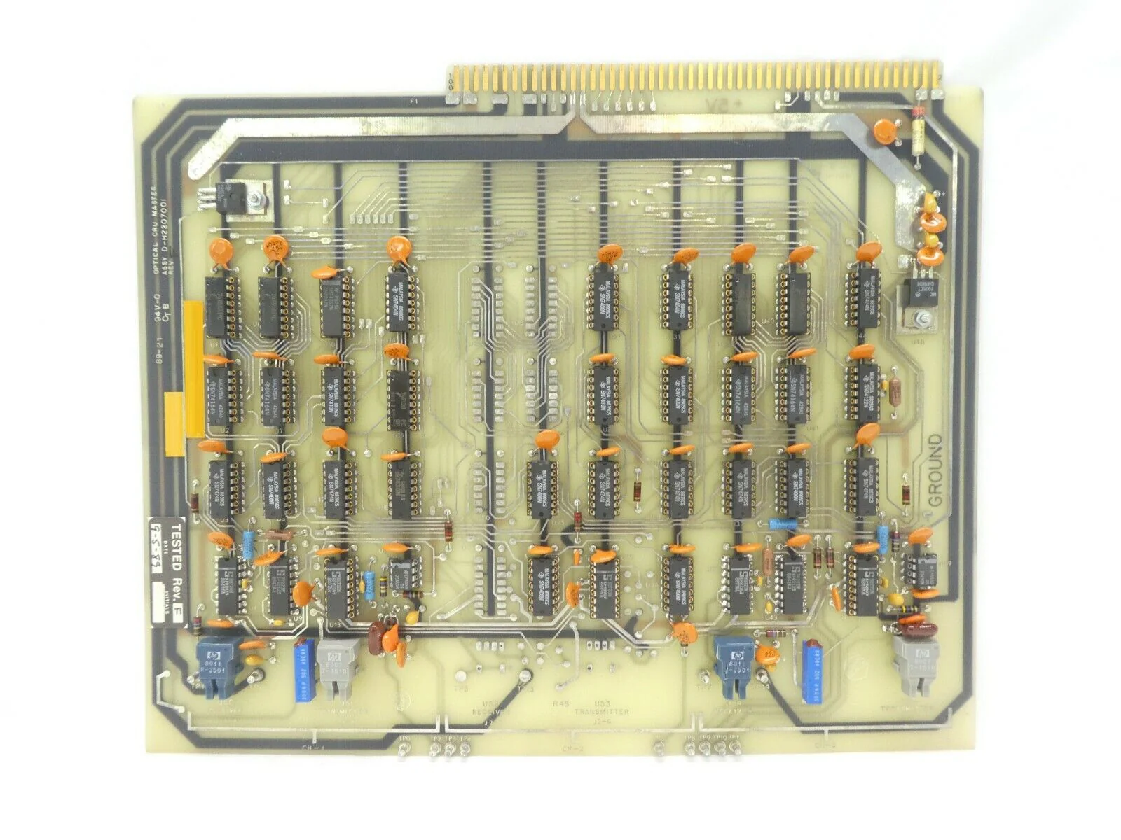 Varian Semiconductor VSEA D-H2207001 Optical CRU Master PCB Rev. F Working Spare - Image 2