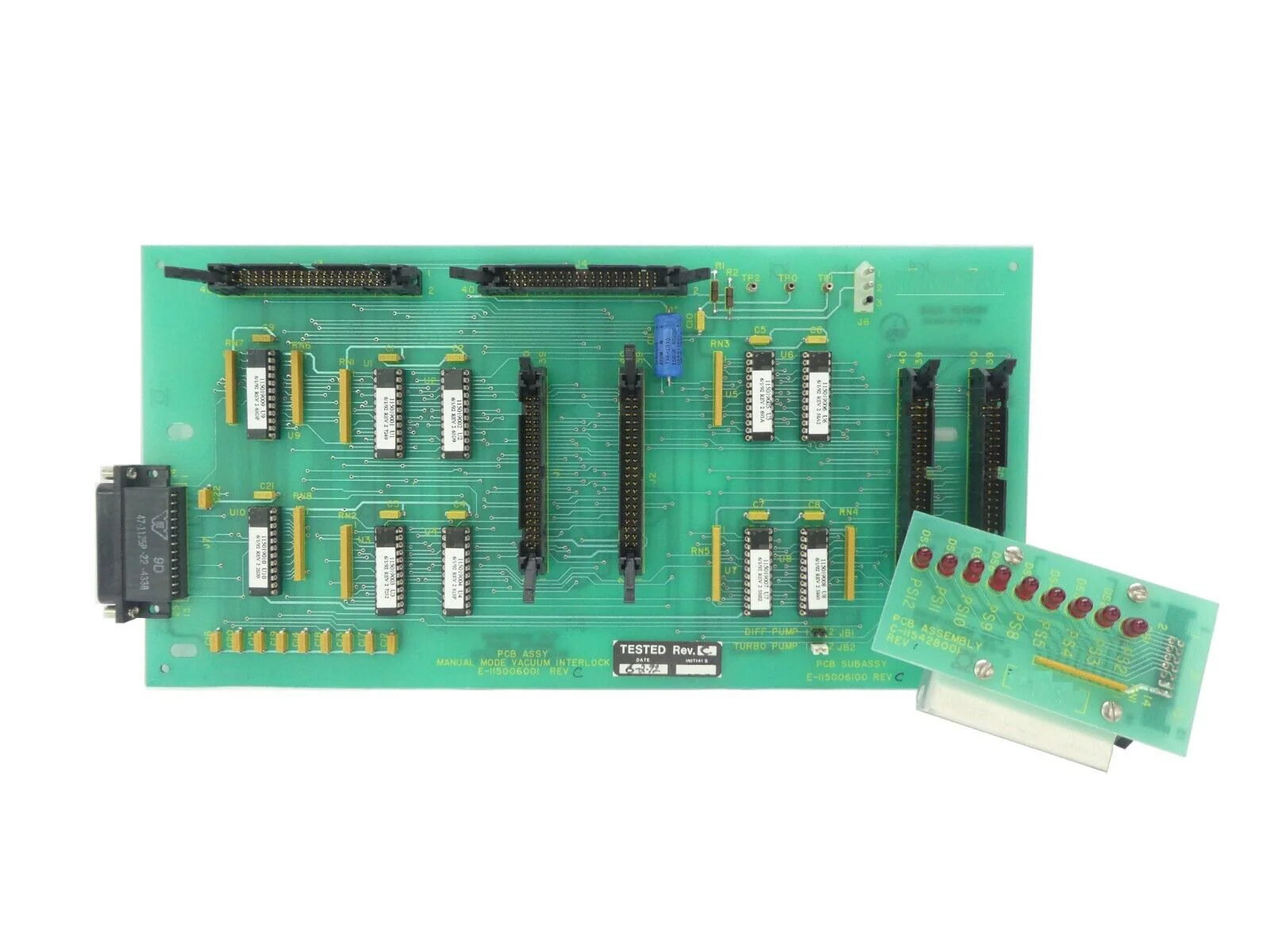 Varian Semiconductor VSEA E-115006001 Manual Mode Vacuum Interlock PCB Rev. C - Image 2