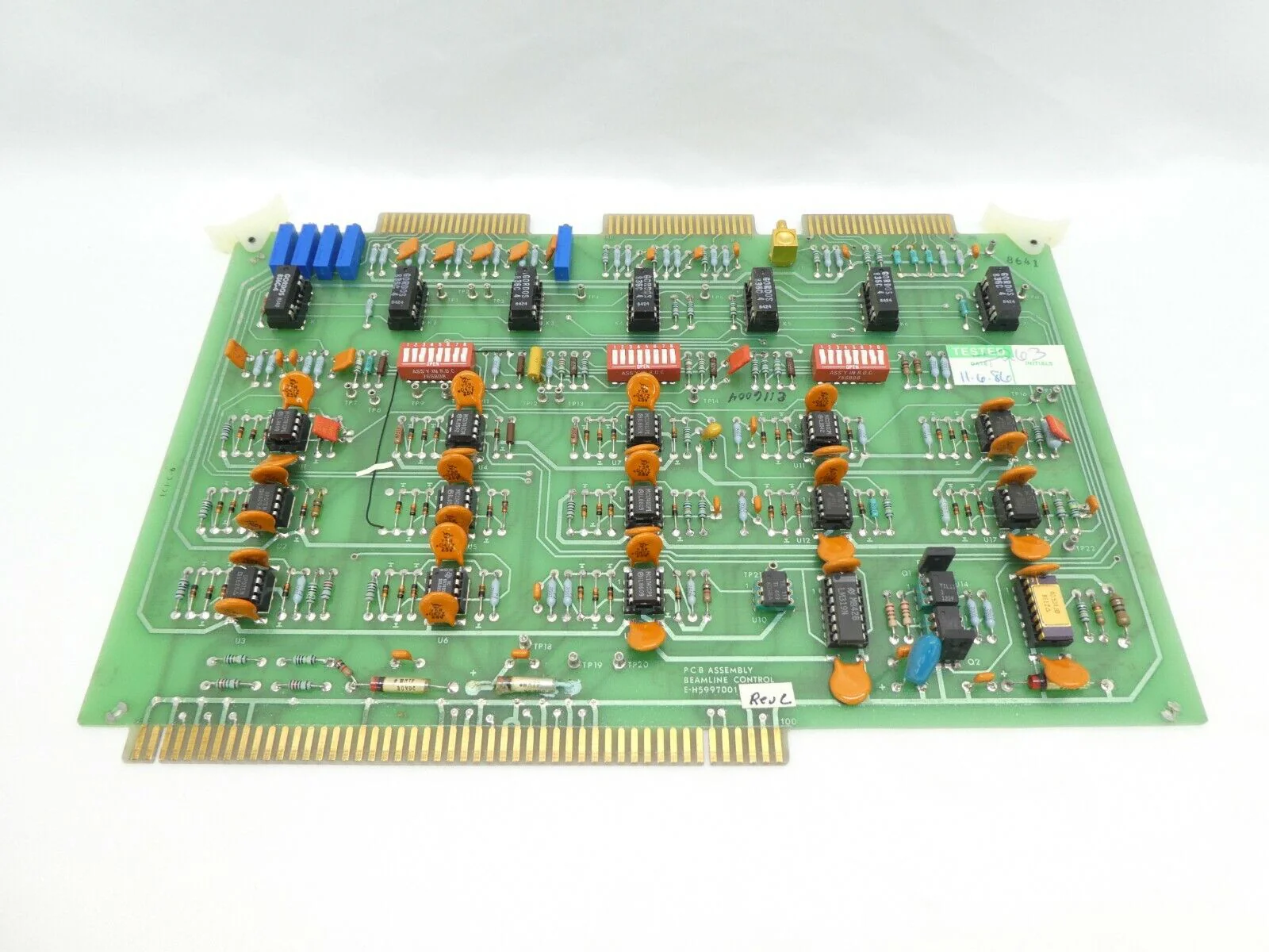 Varian Semiconductor VSEA E-H5997001 Beam Line Control PCB Card Rev. C Working - Image 9