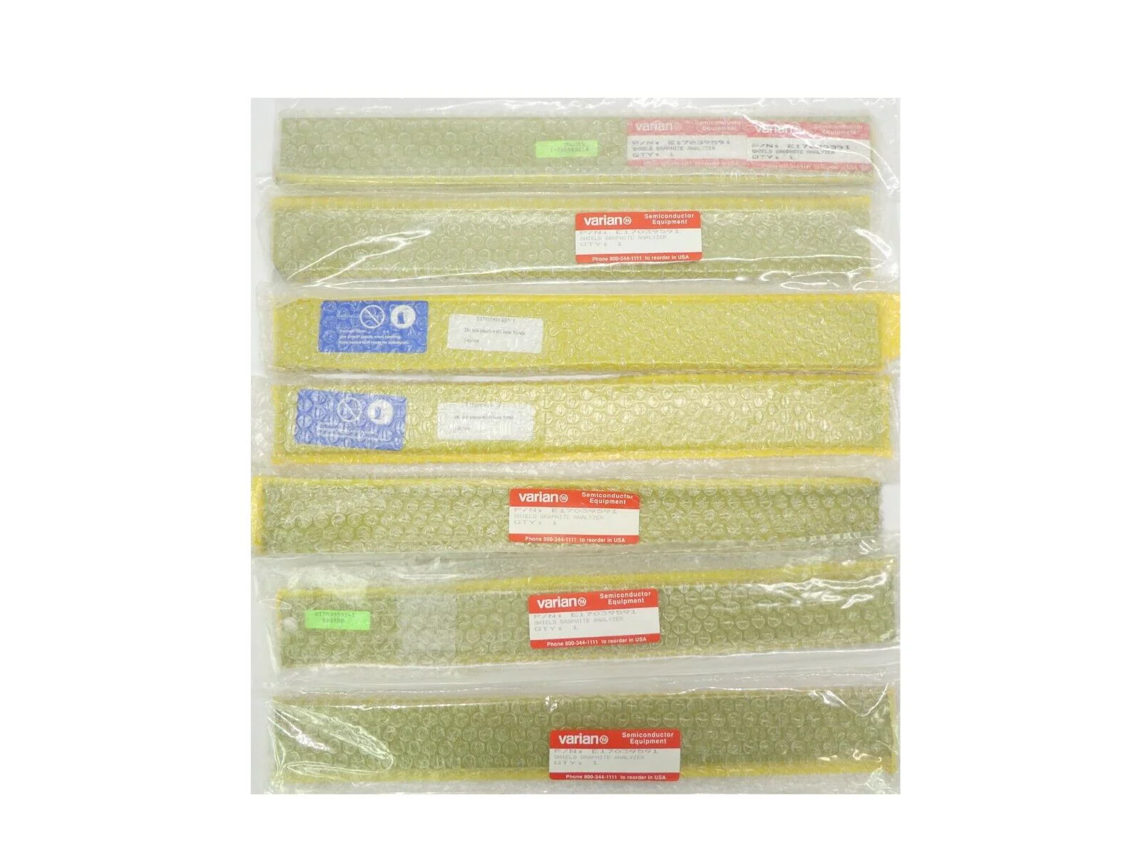 Varian Semiconductor VSEA E17039591 Graphite Analyzer Shield Lot of 7 New Spare - Image 2