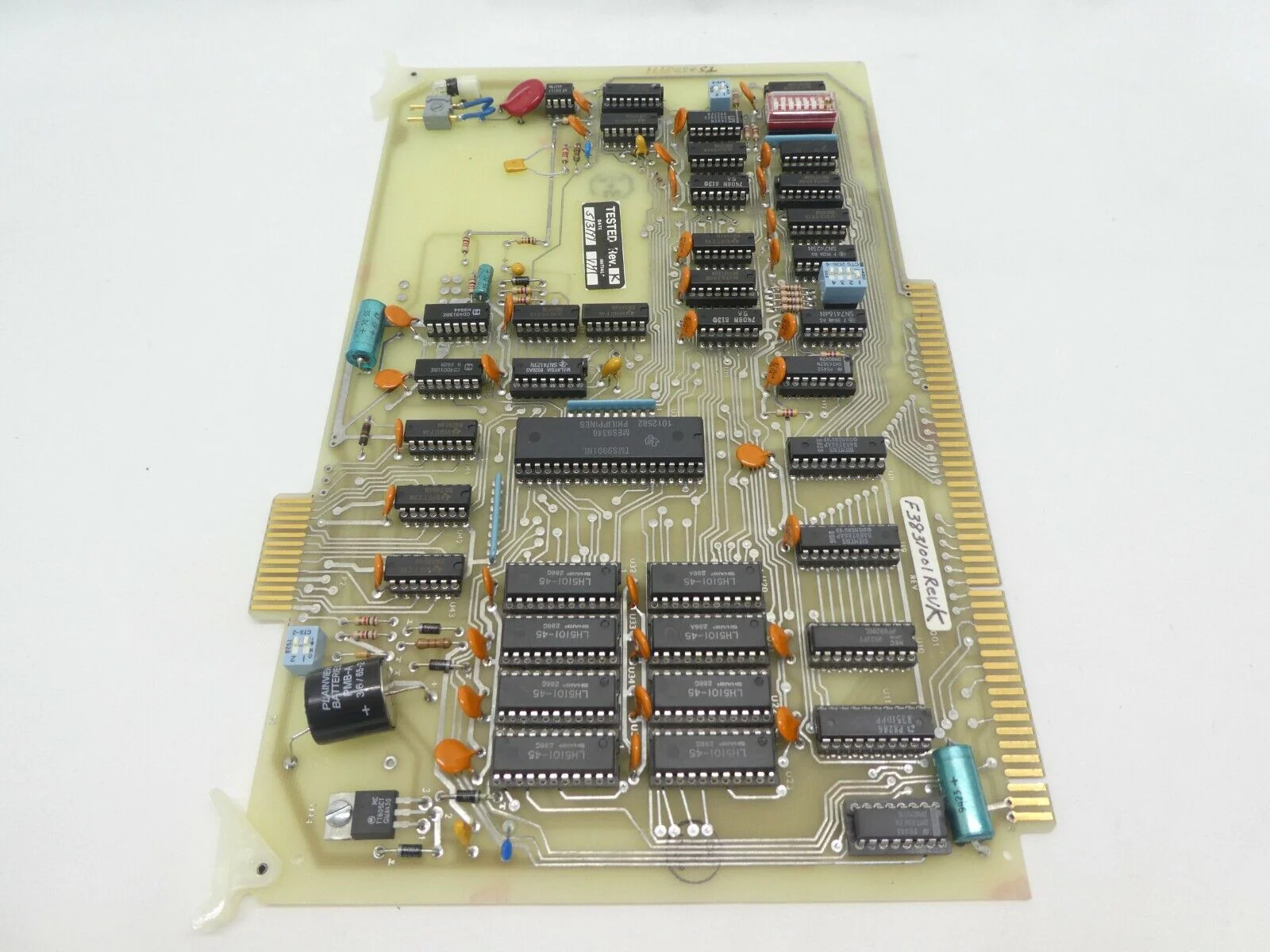 Varian Semiconductor VSEA F3831001 Power Fail/RTC PCB Card Rev. K Working Spare - Image 7