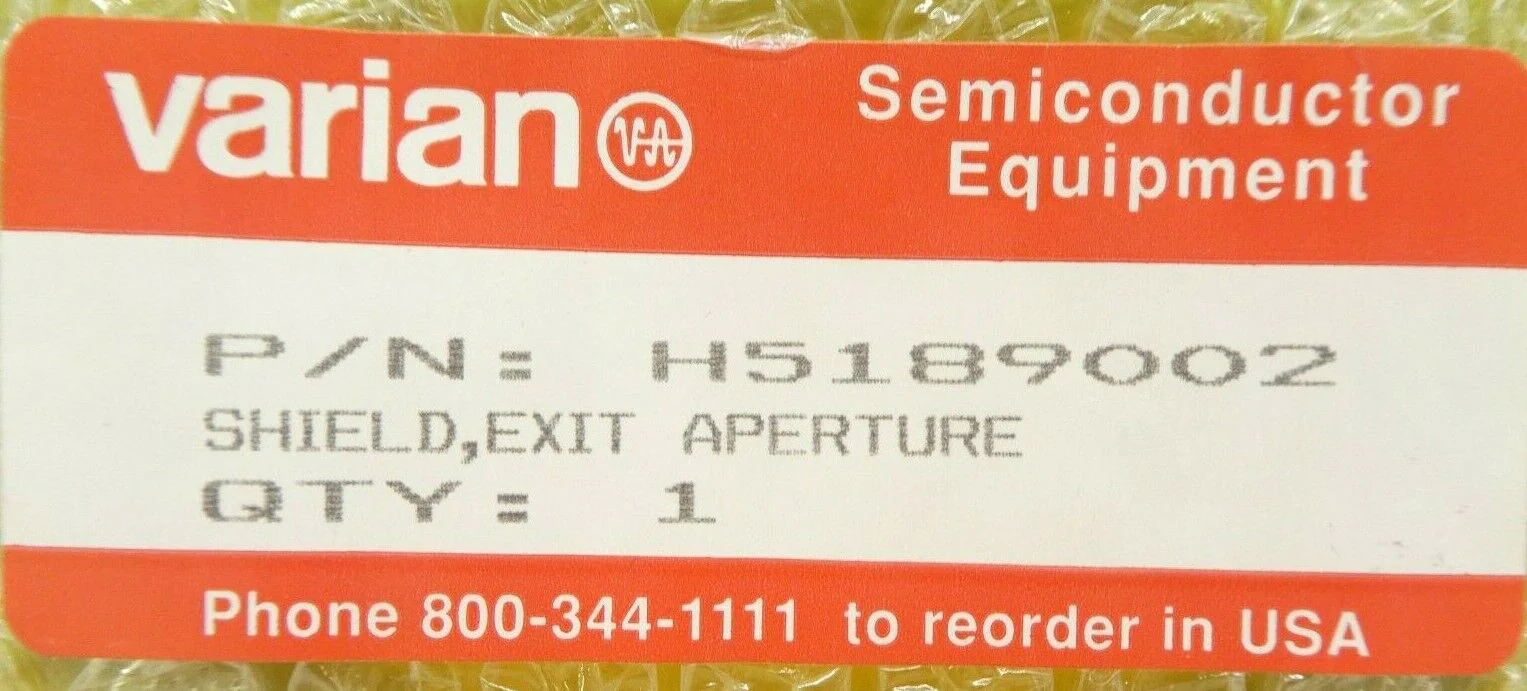 Varian Semiconductor VSEA H5189002 Exit Aperture Shield Rev. C Lot of 6 New - Image 12