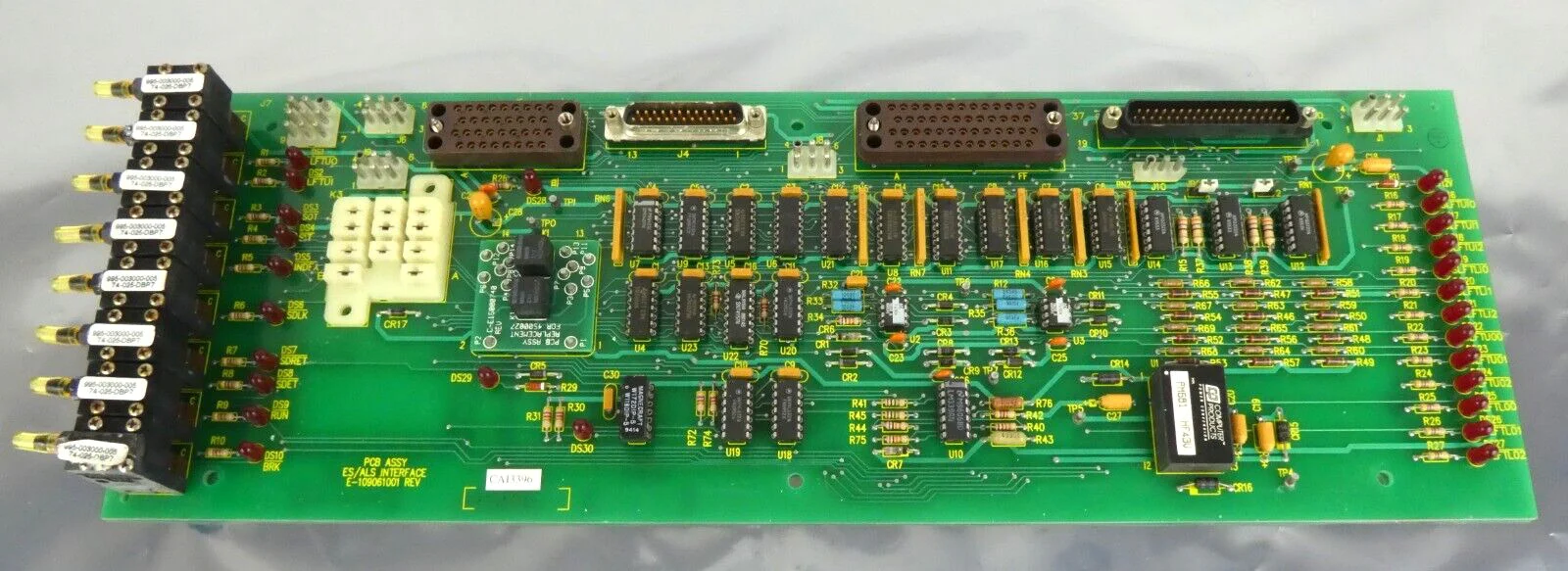 Varian VSEA E-109061001 ES/ALS Interface PCB Assembly Working Surplus - Image 9