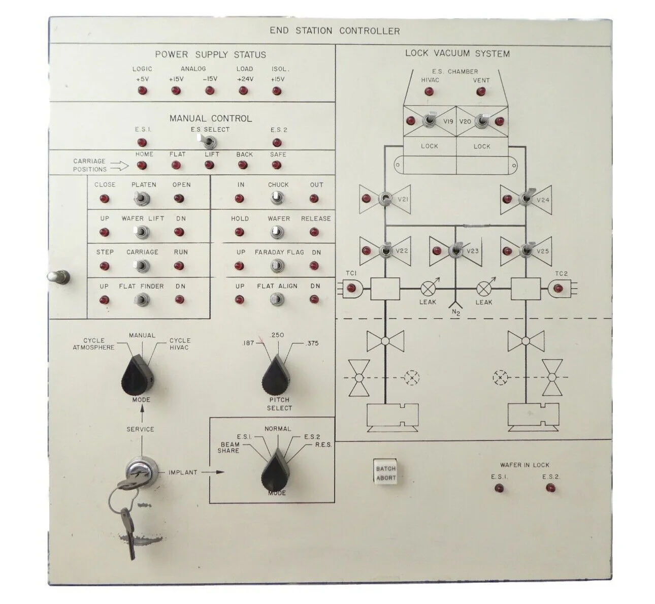 Varian VSEA H0581-1 End Station Operator Interface Control Panel 0147001 Working - Image 2