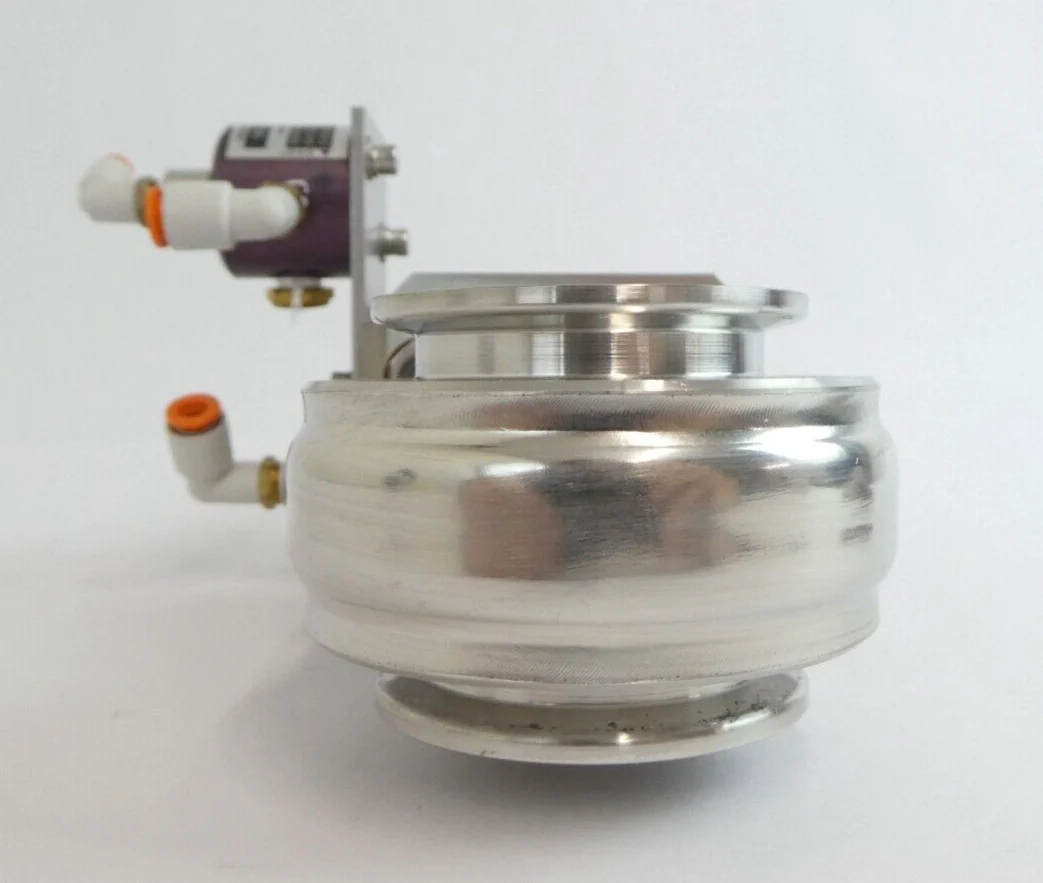 VAT 01032-KE11-AOK1 Mini UHV Gate Valve Assembly W/Purge Working Surplus - Image 6
