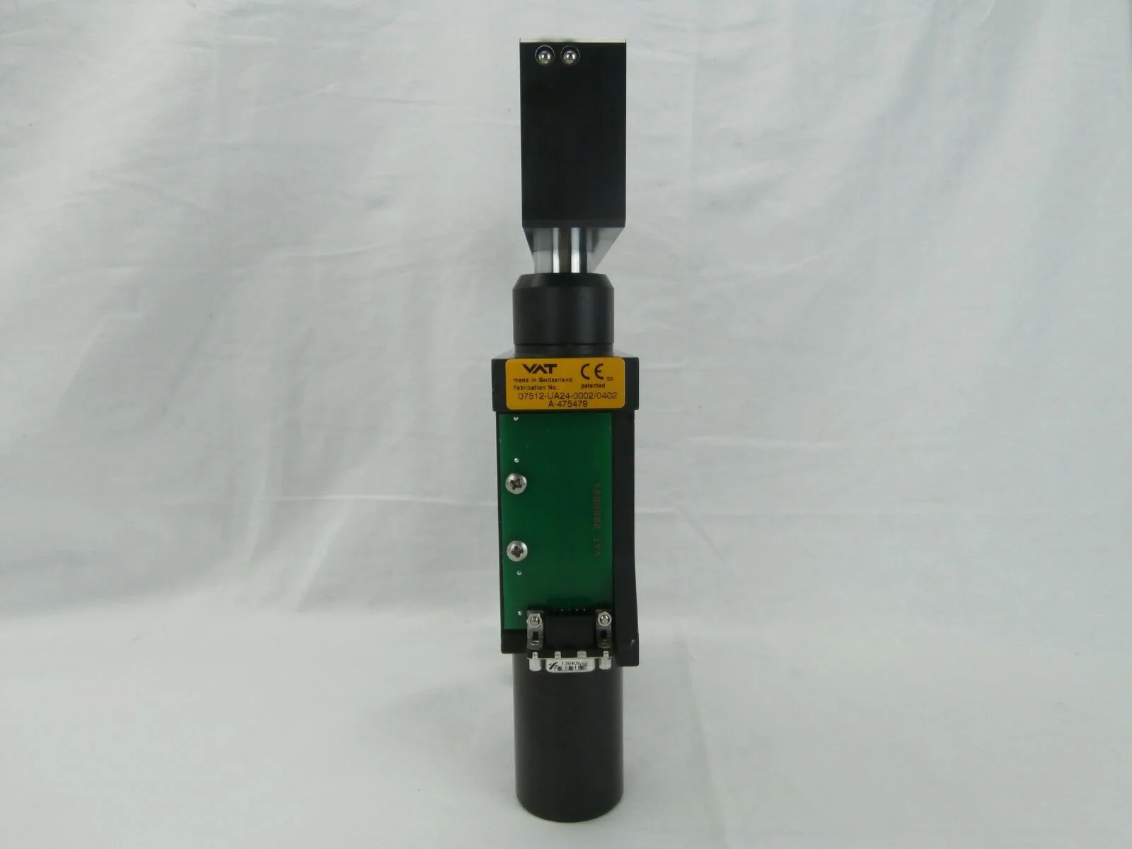 VAT 07512-UA24-0002 Rectangular Atmospheric Door L-VAT Copper No Gate Surplus - Image 3