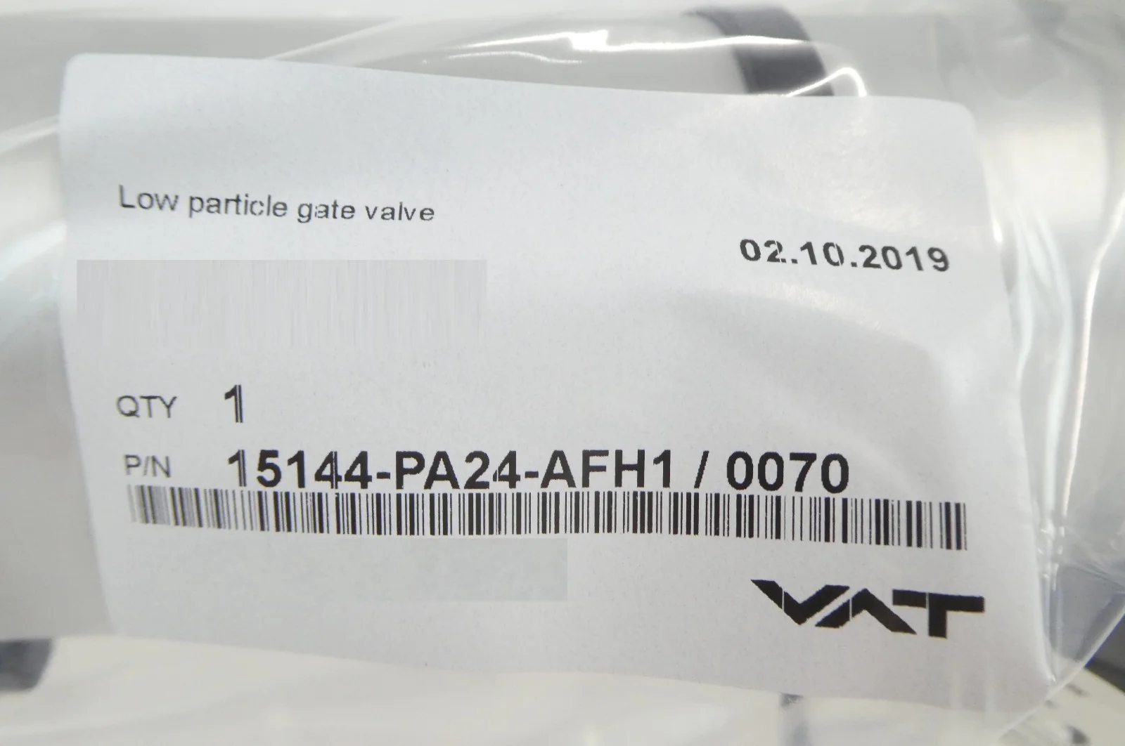 VAT 15144-PA24-AFH1 HV Isolation Gate Valve Series 15.1 500128785 New - Image 8