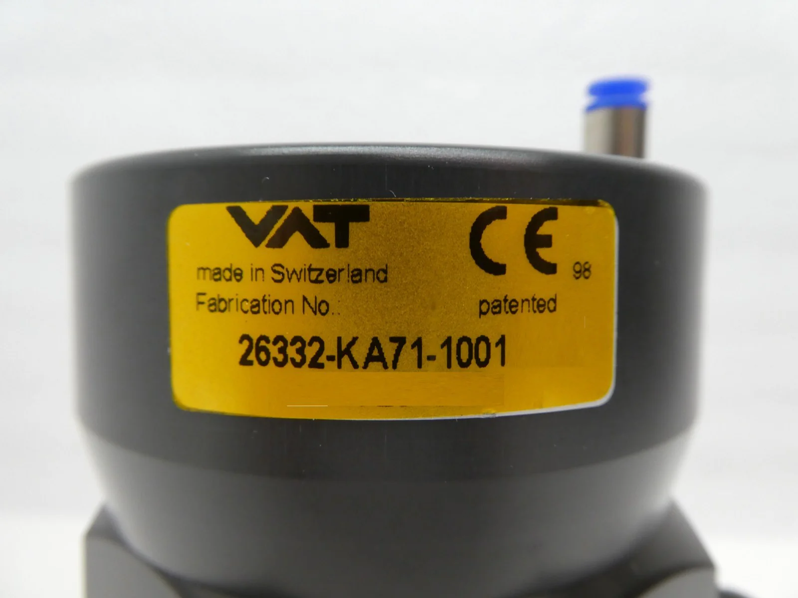 VAT 26332-KA71-1001 Pneumatic Angle Valve TEL Tokyo Electron Unity II Used - Image 10